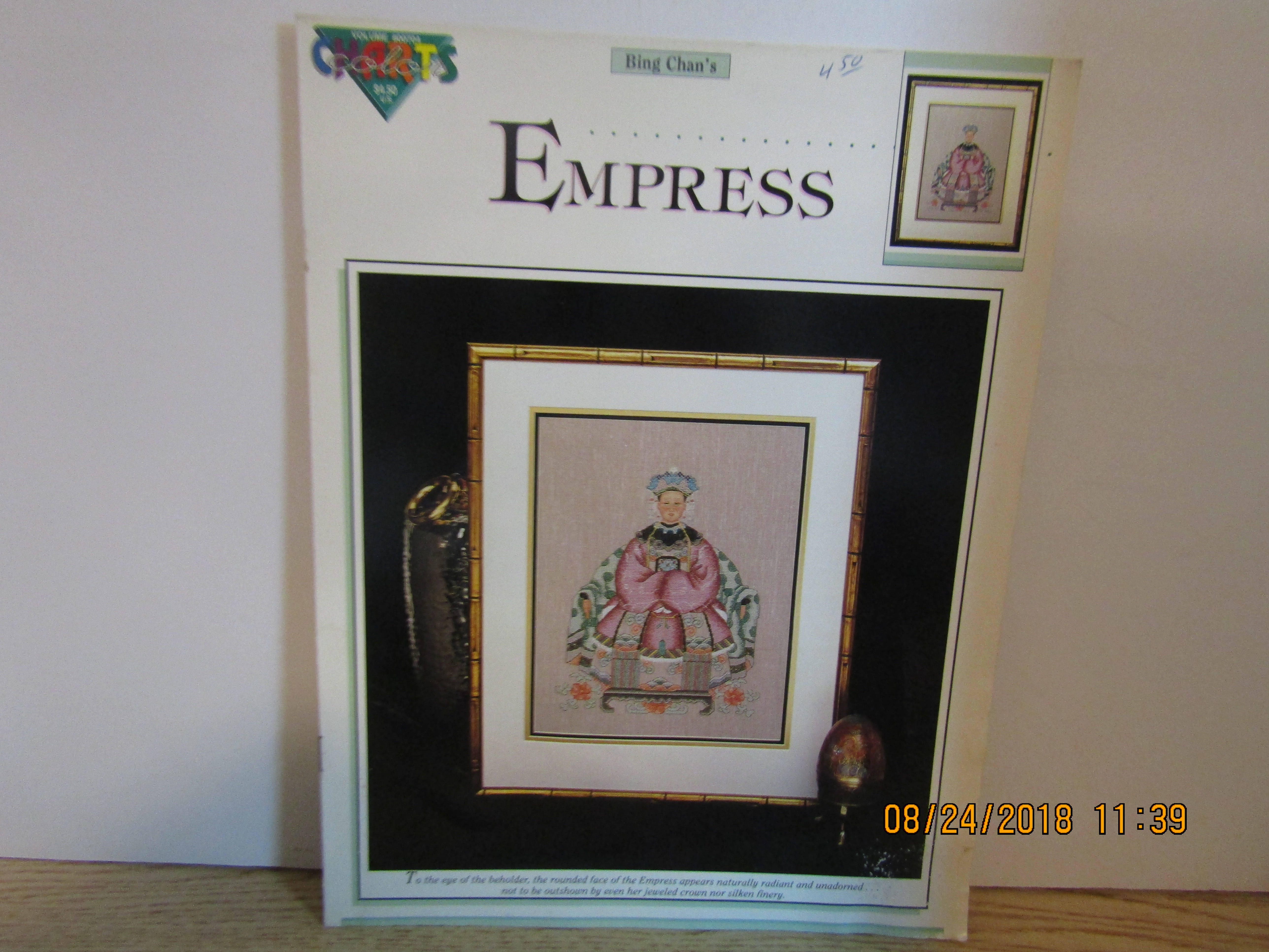 Color Charts Cross Stitch Empress #704