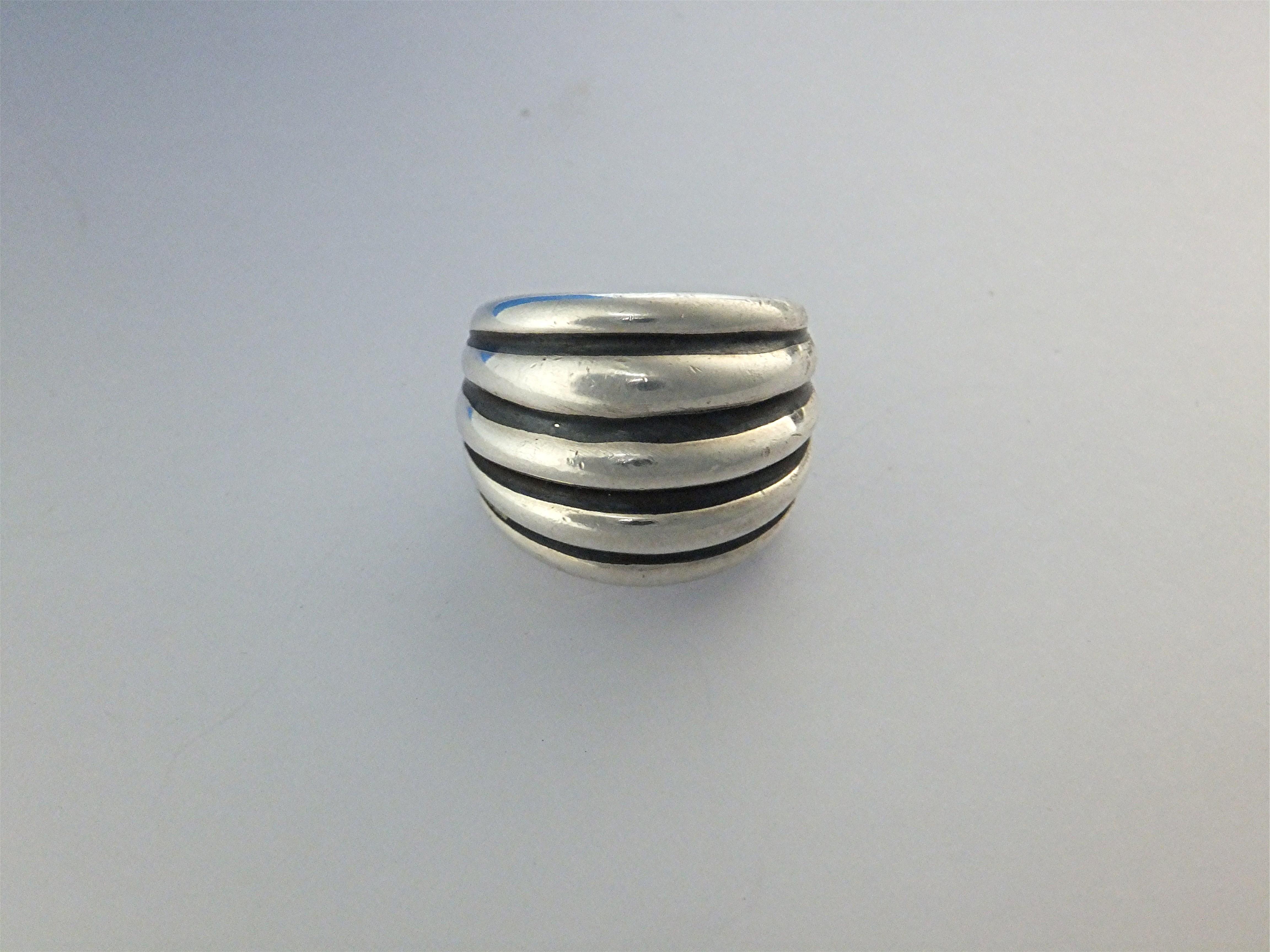 Ring Sterling Silver Dome Thailand