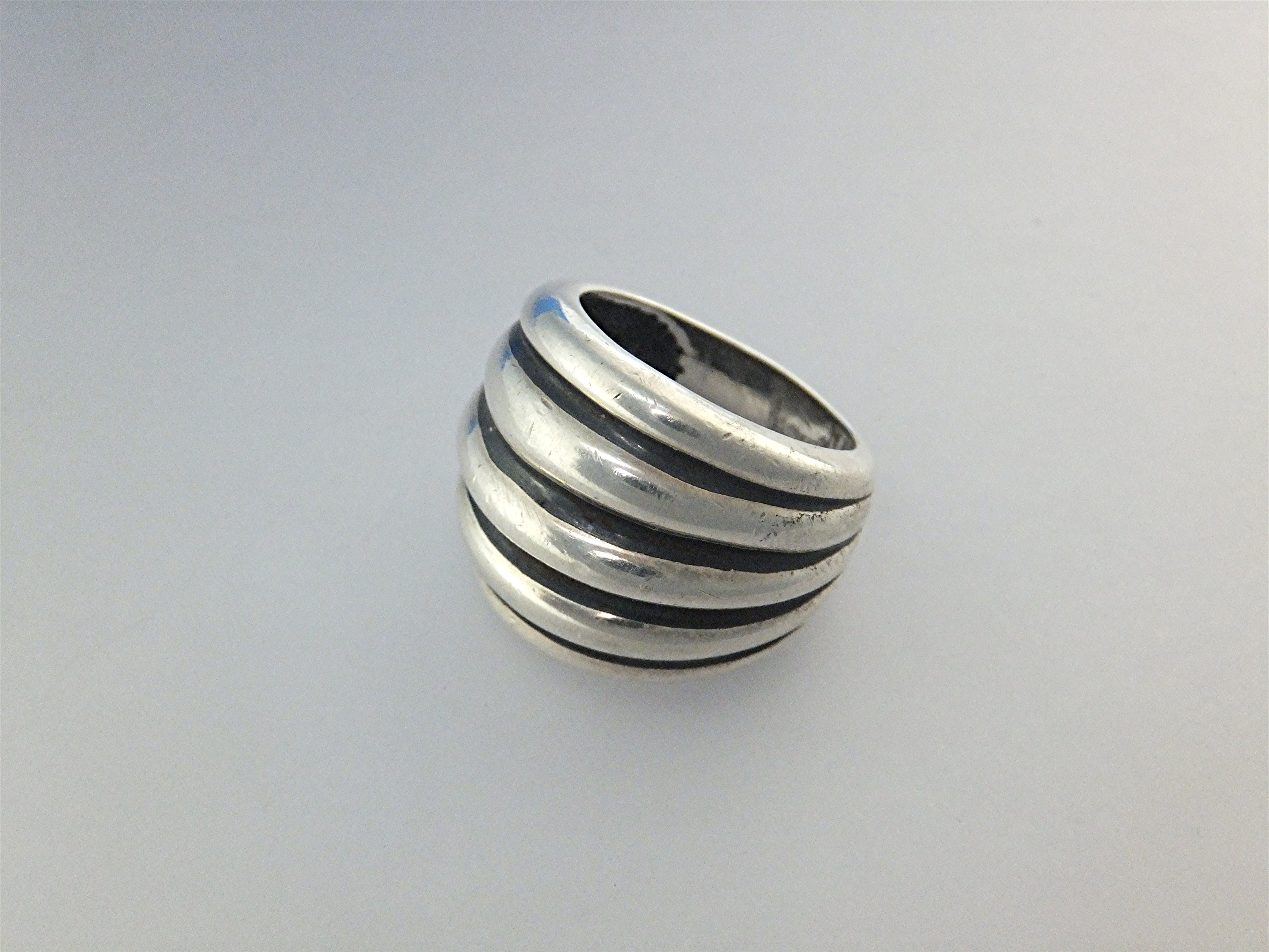 Ring Sterling Silver Dome Thailand