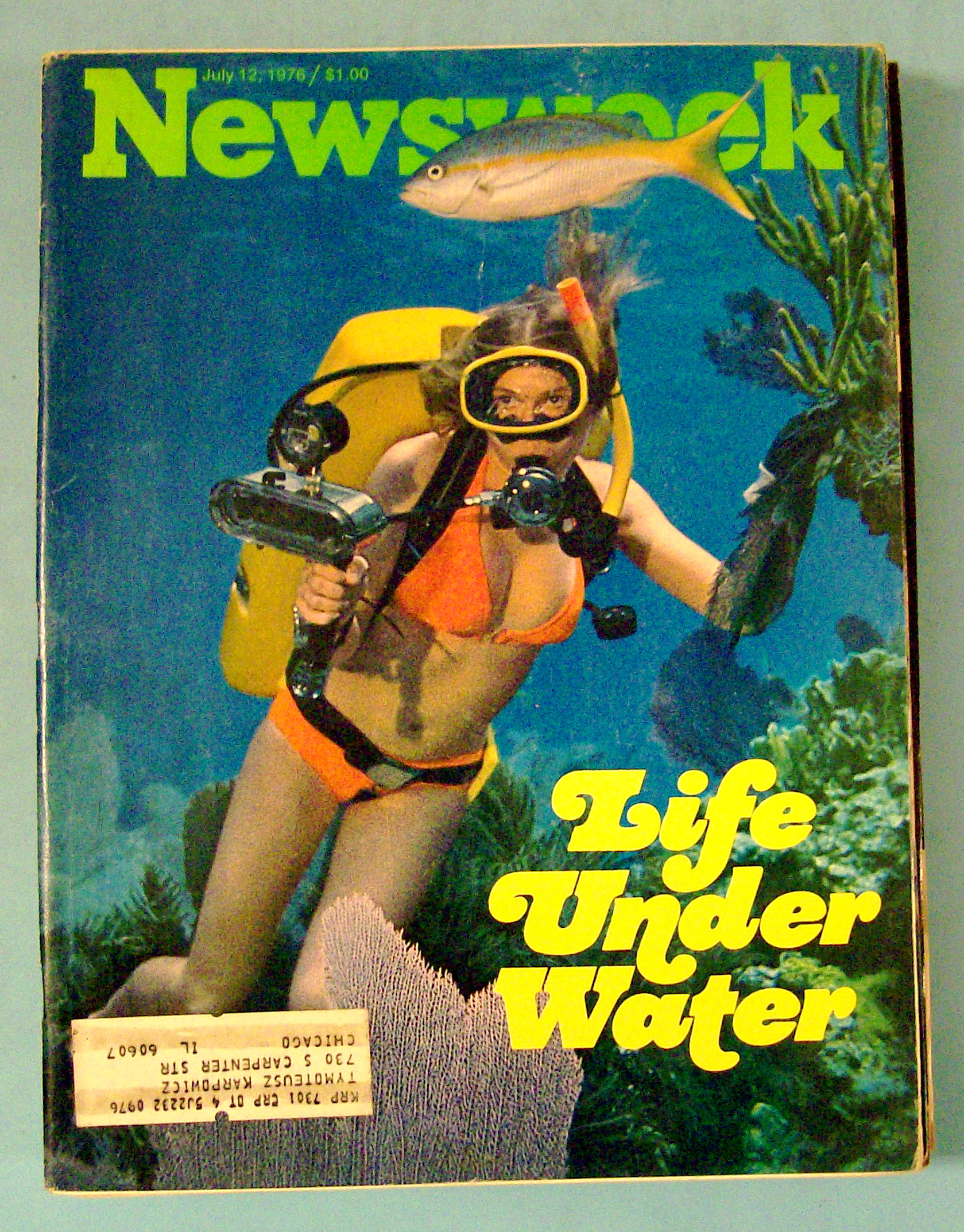 Newsweek Magazine - July 12, 1976 - Life Under Water