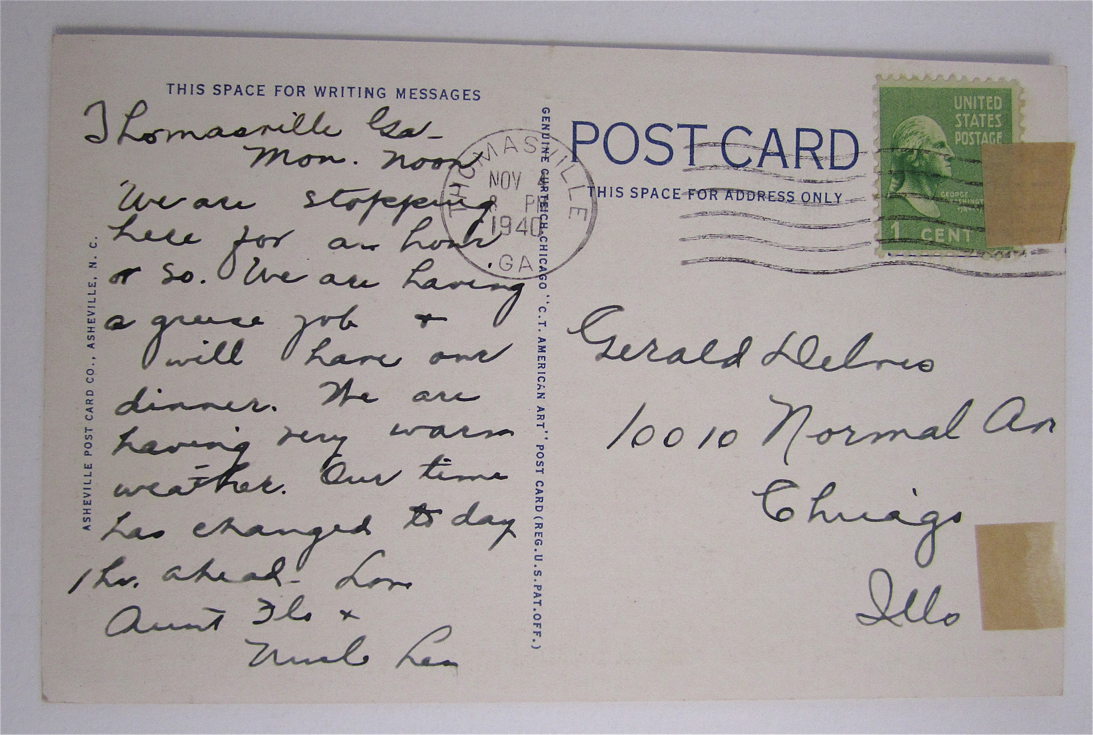 Dipping And Scraping Pine Trees Postcard