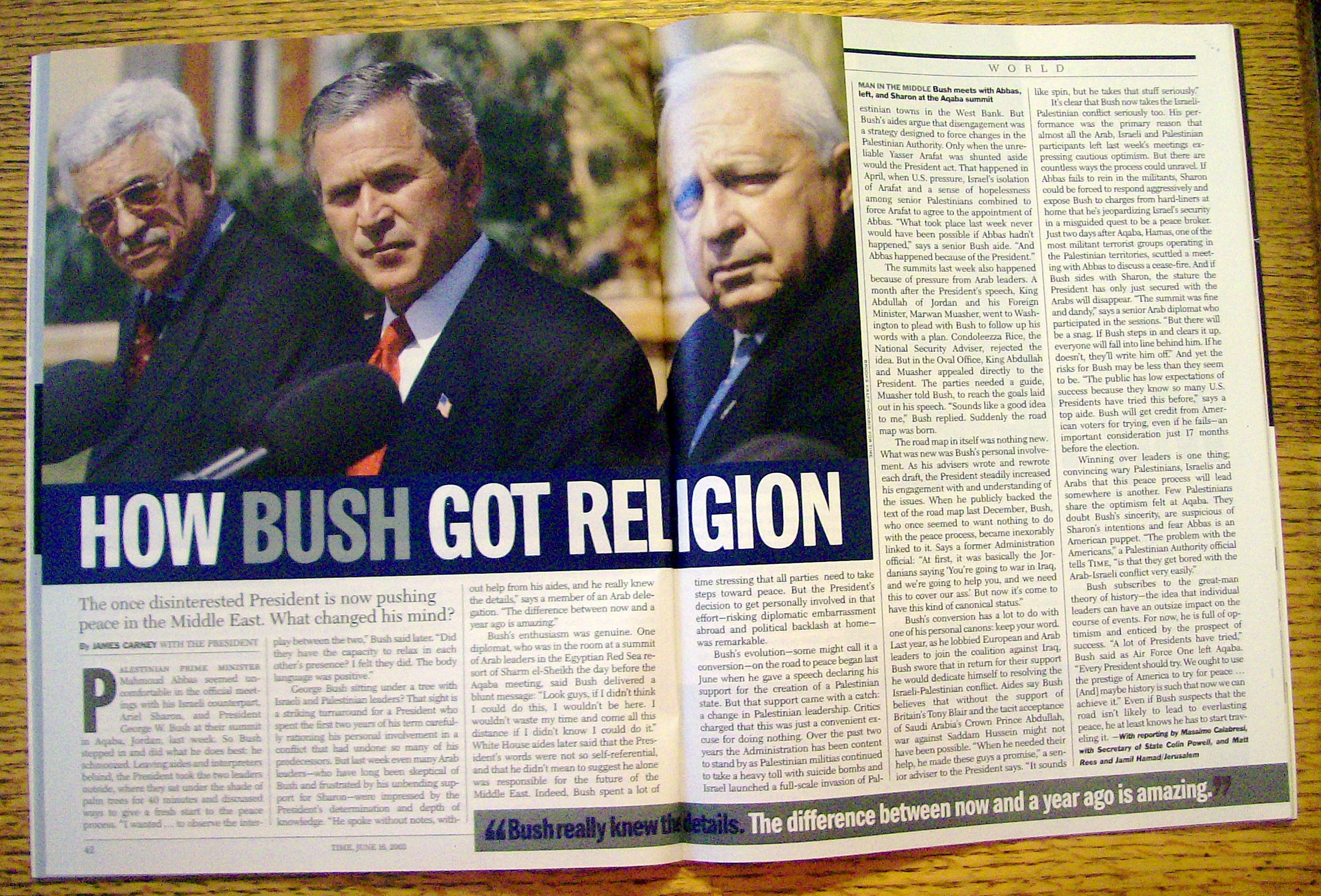 Time Magazine June 16, 2003 Hillary In Her Own Words