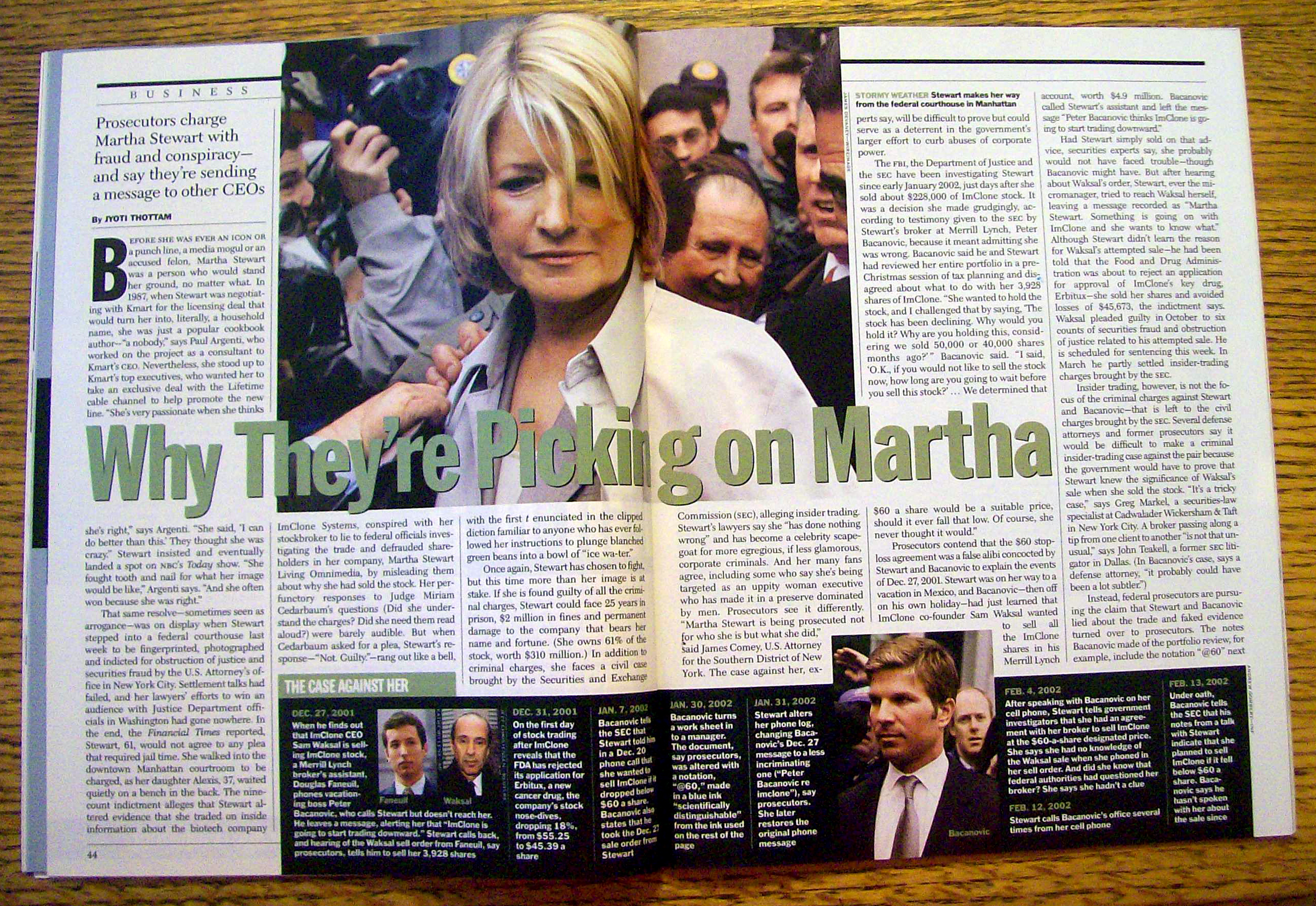 Time Magazine June 16, 2003 Hillary In Her Own Words