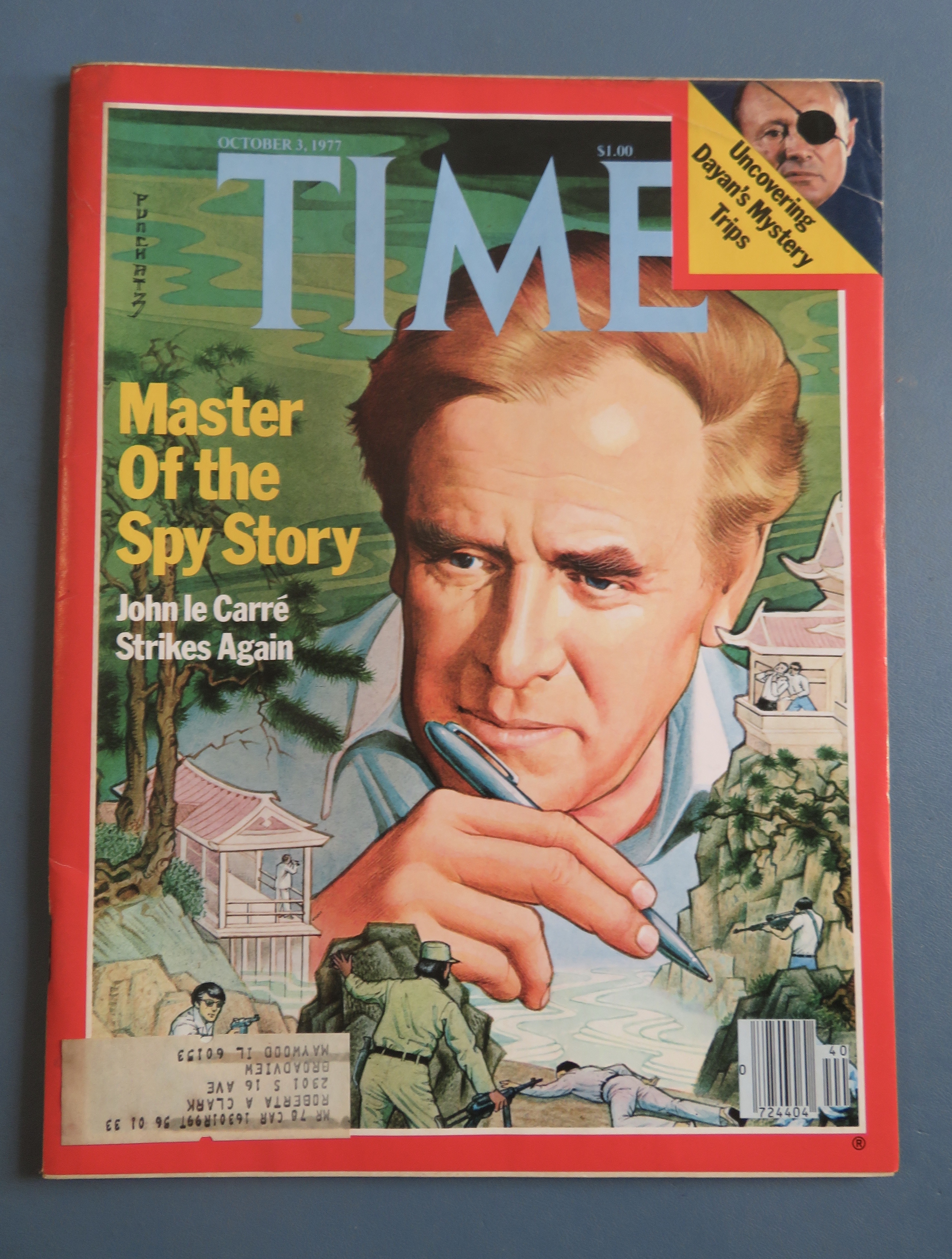 Time Magazine October 3, 1977 John Le Carre Strikes