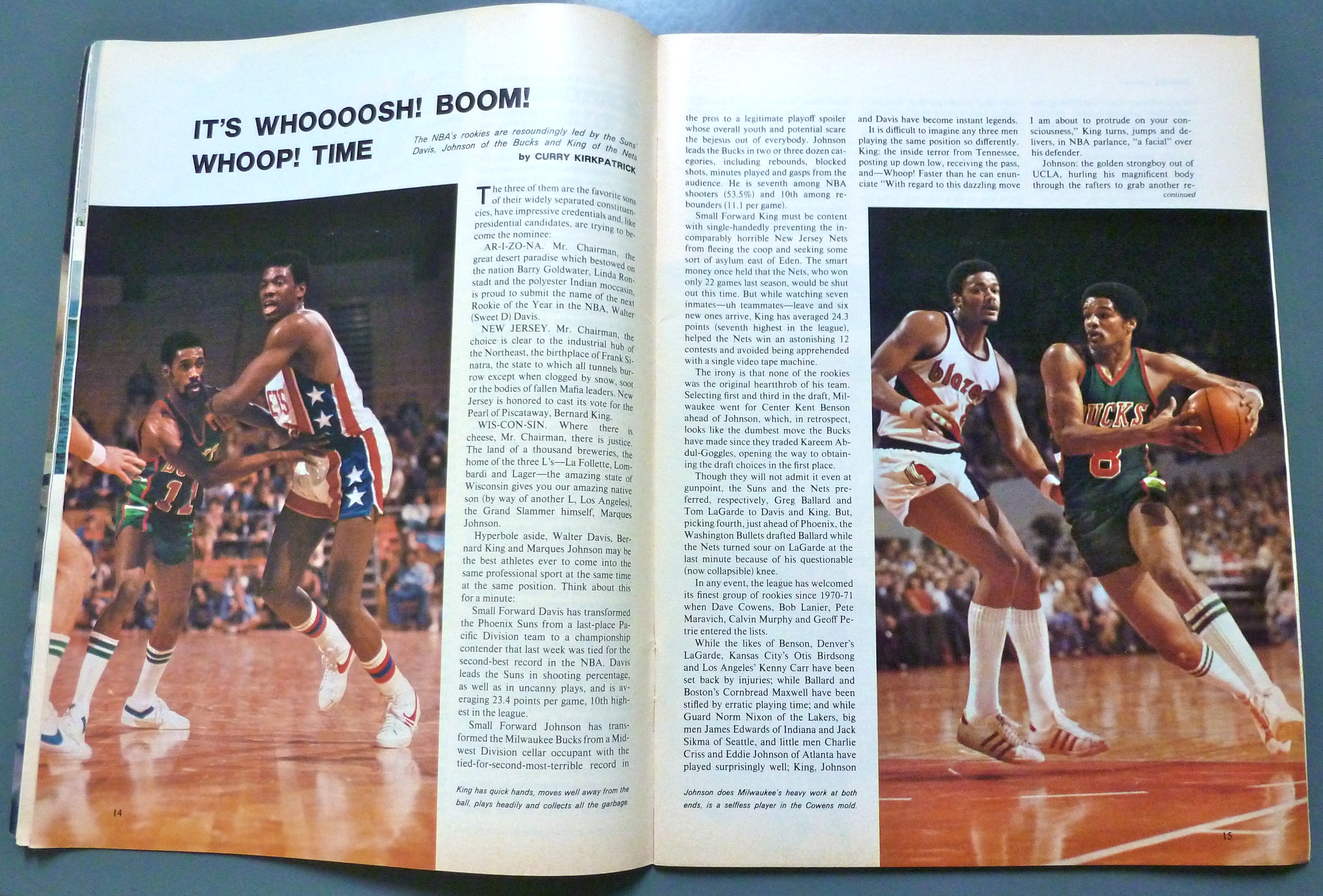 Sports Illustrated Magazine-Feb 20, 1978-Walter Davis