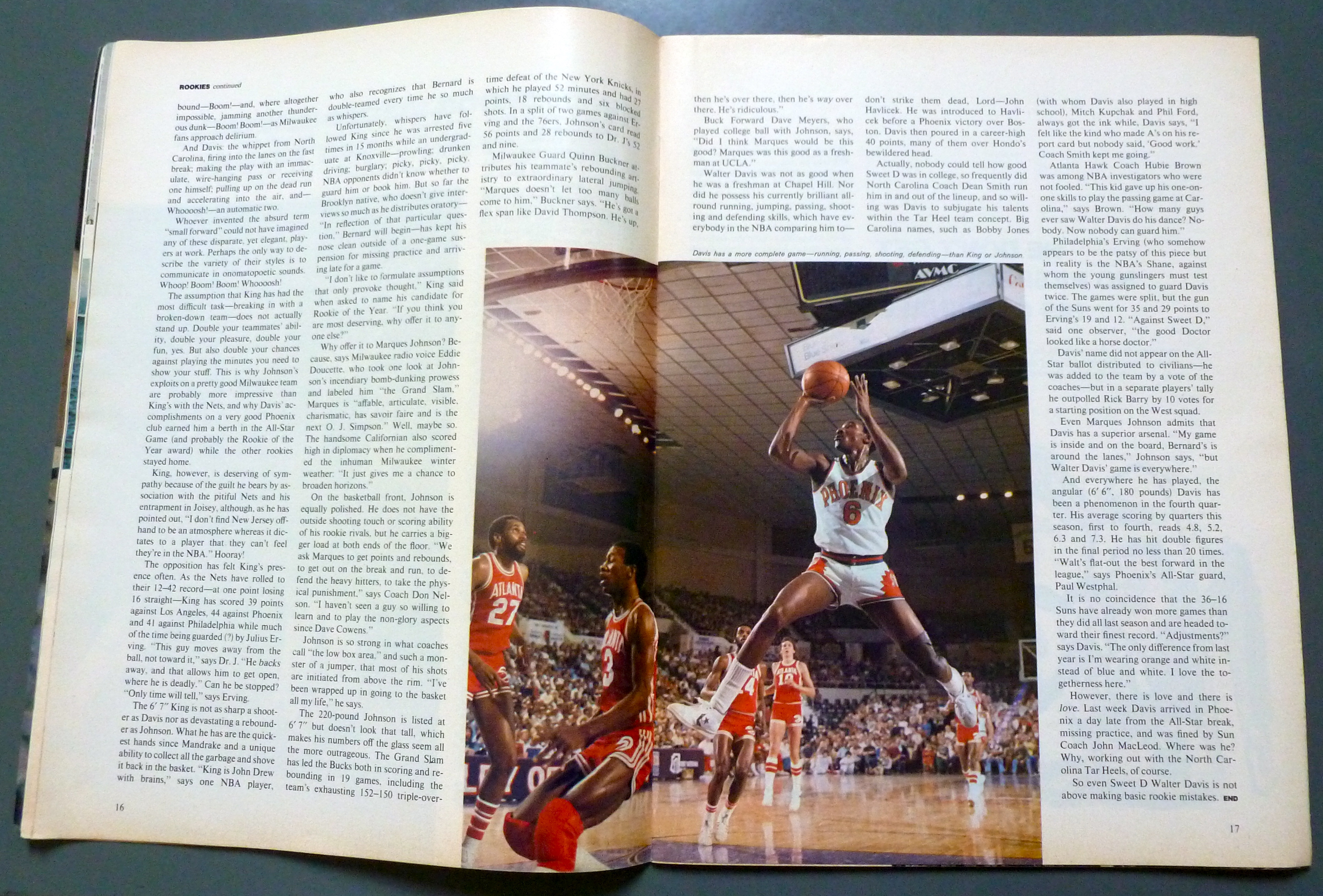 Sports Illustrated Magazine-Feb 20, 1978-Walter Davis