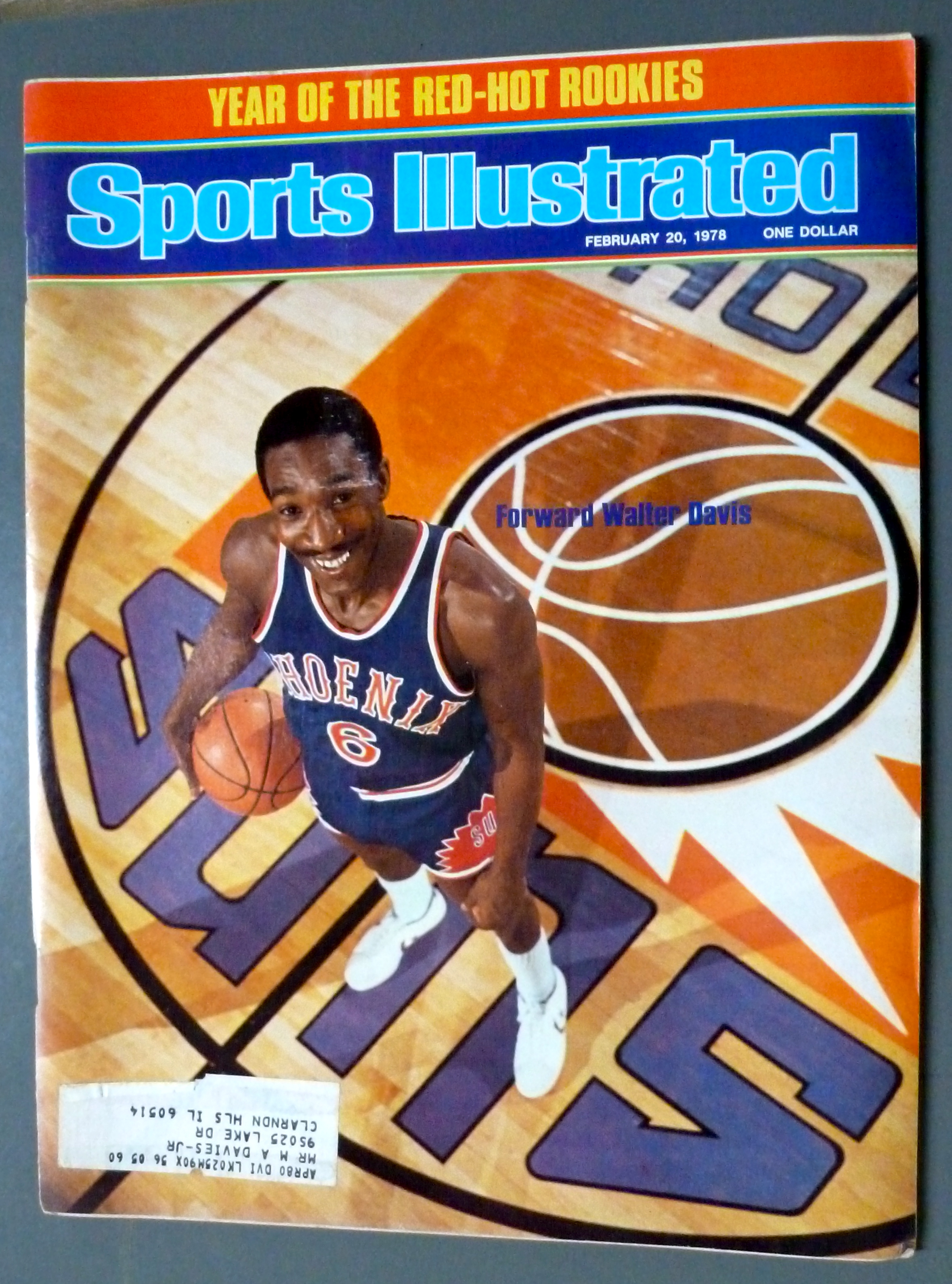 Sports Illustrated Magazine-Feb 20, 1978-Walter Davis