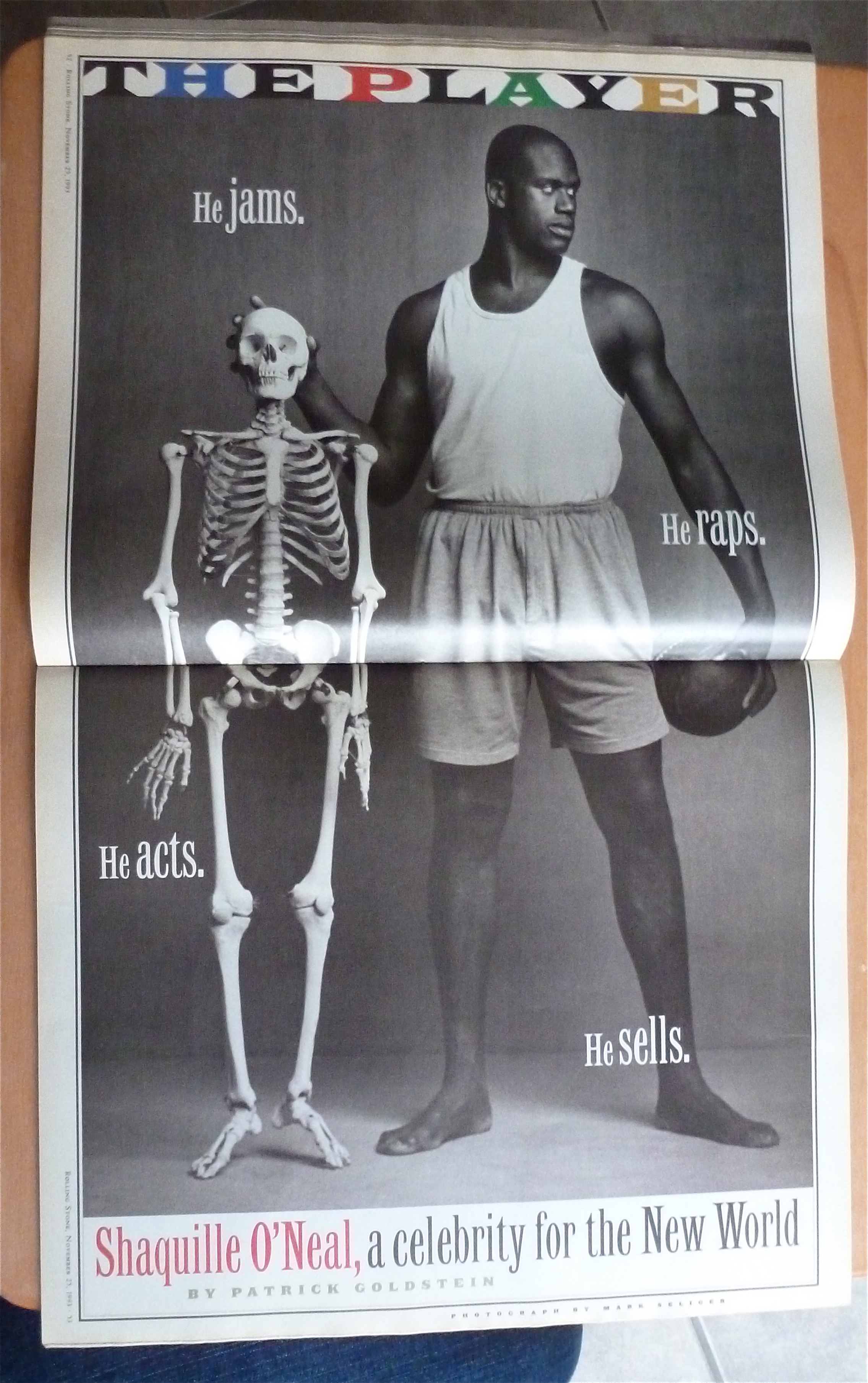 Rolling Stone Magazine November 25, 1993 Shaquille