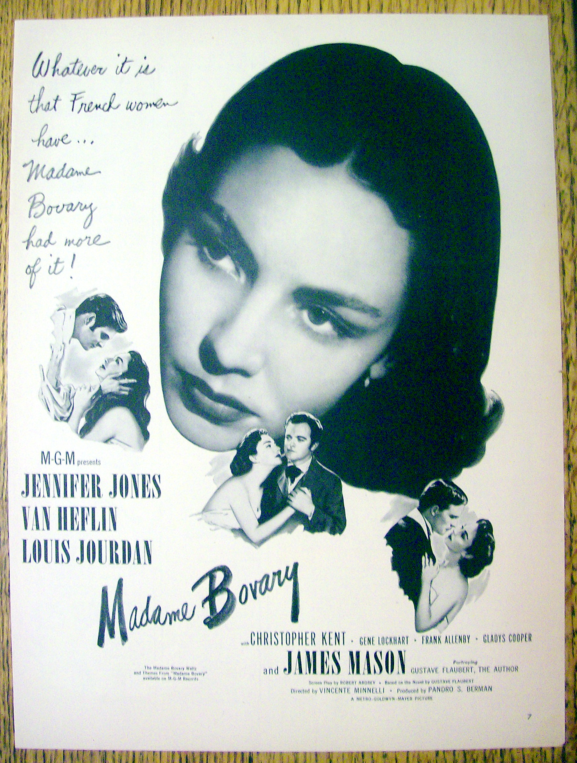 1949 Madame Bovary with Jennifer Jones