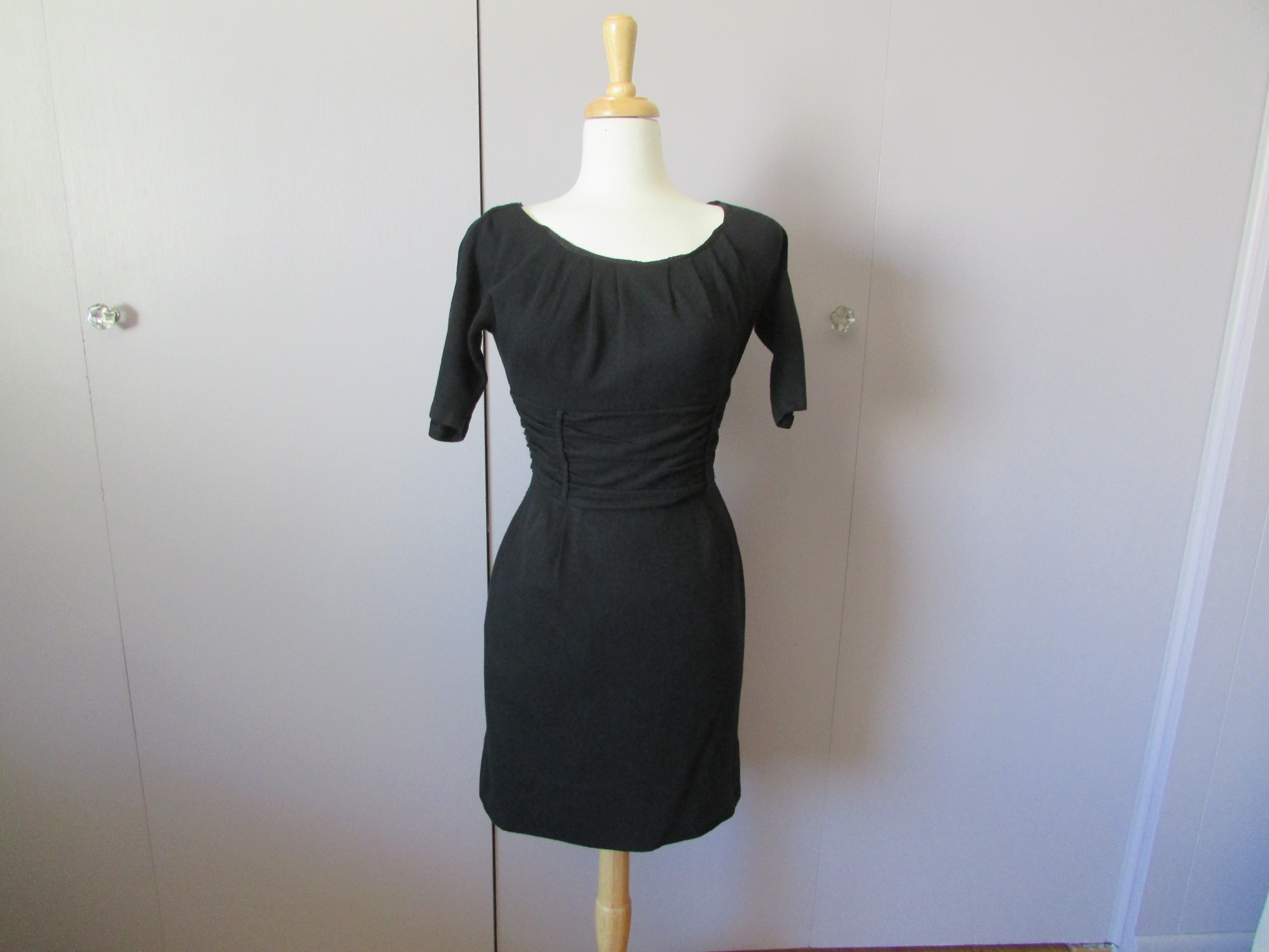 Nina Ricci Original Wool Black Dress