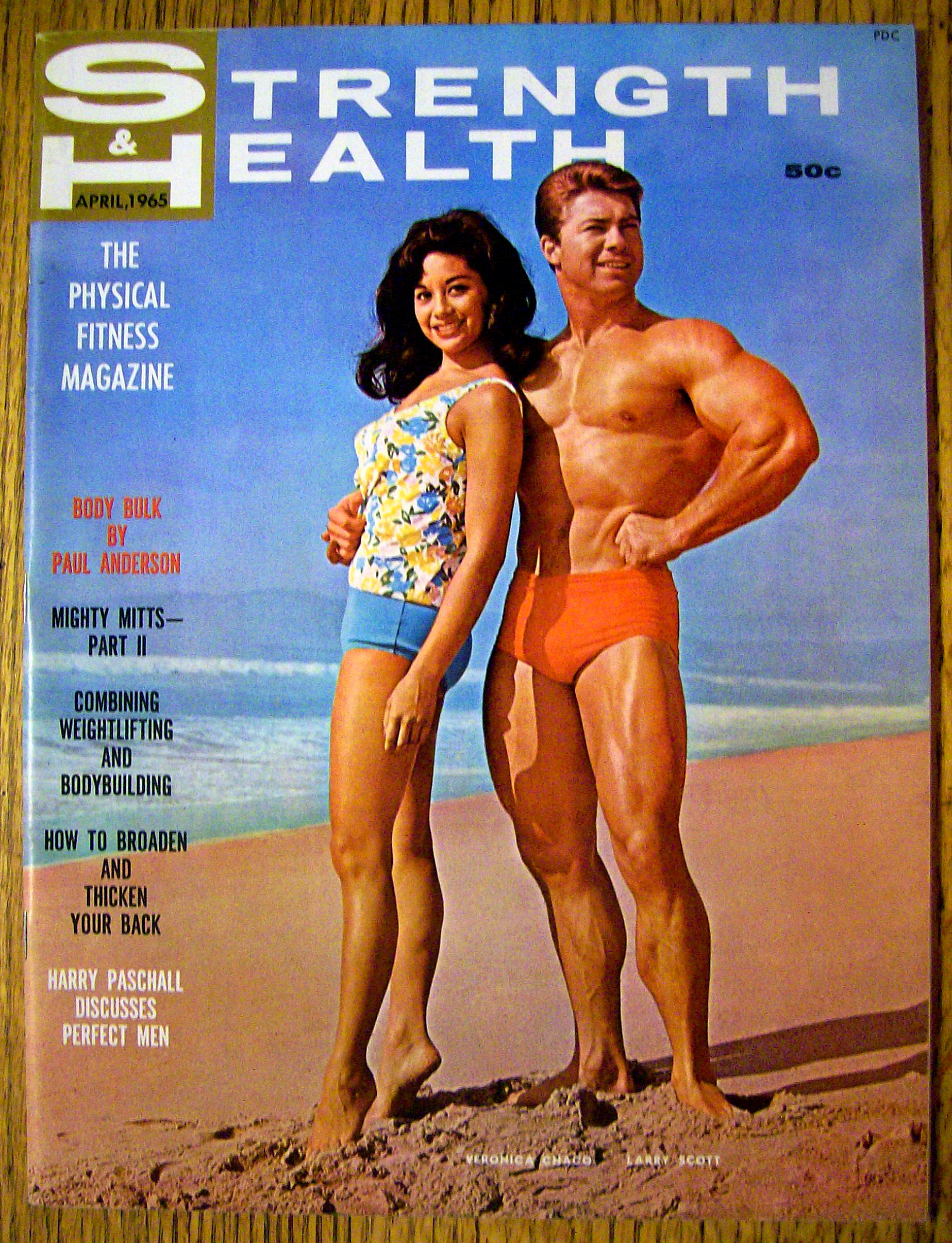 Strength & Health Magazine April 1965 Larry & Veronica