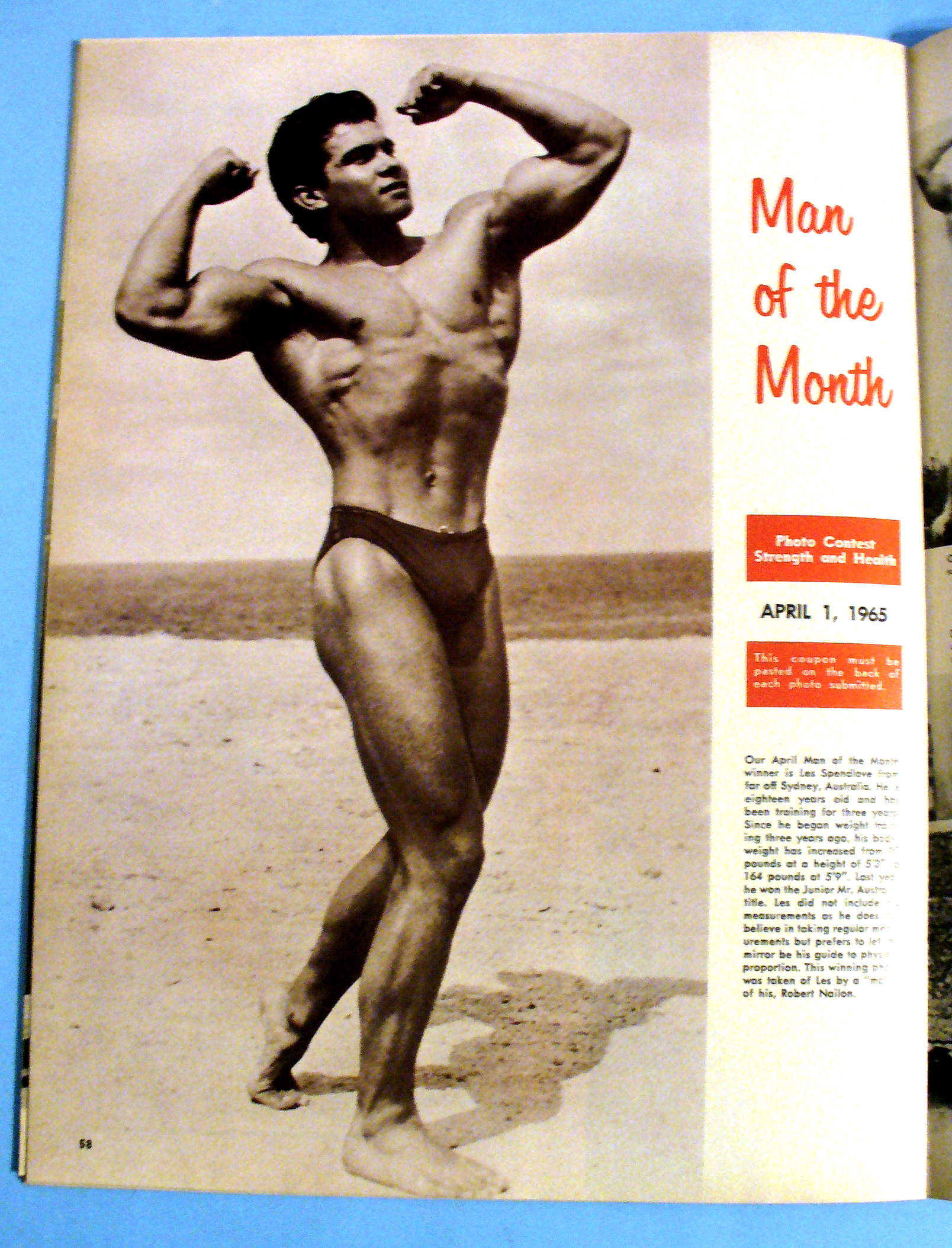 Strength & Health Magazine April 1965 Larry & Veronica