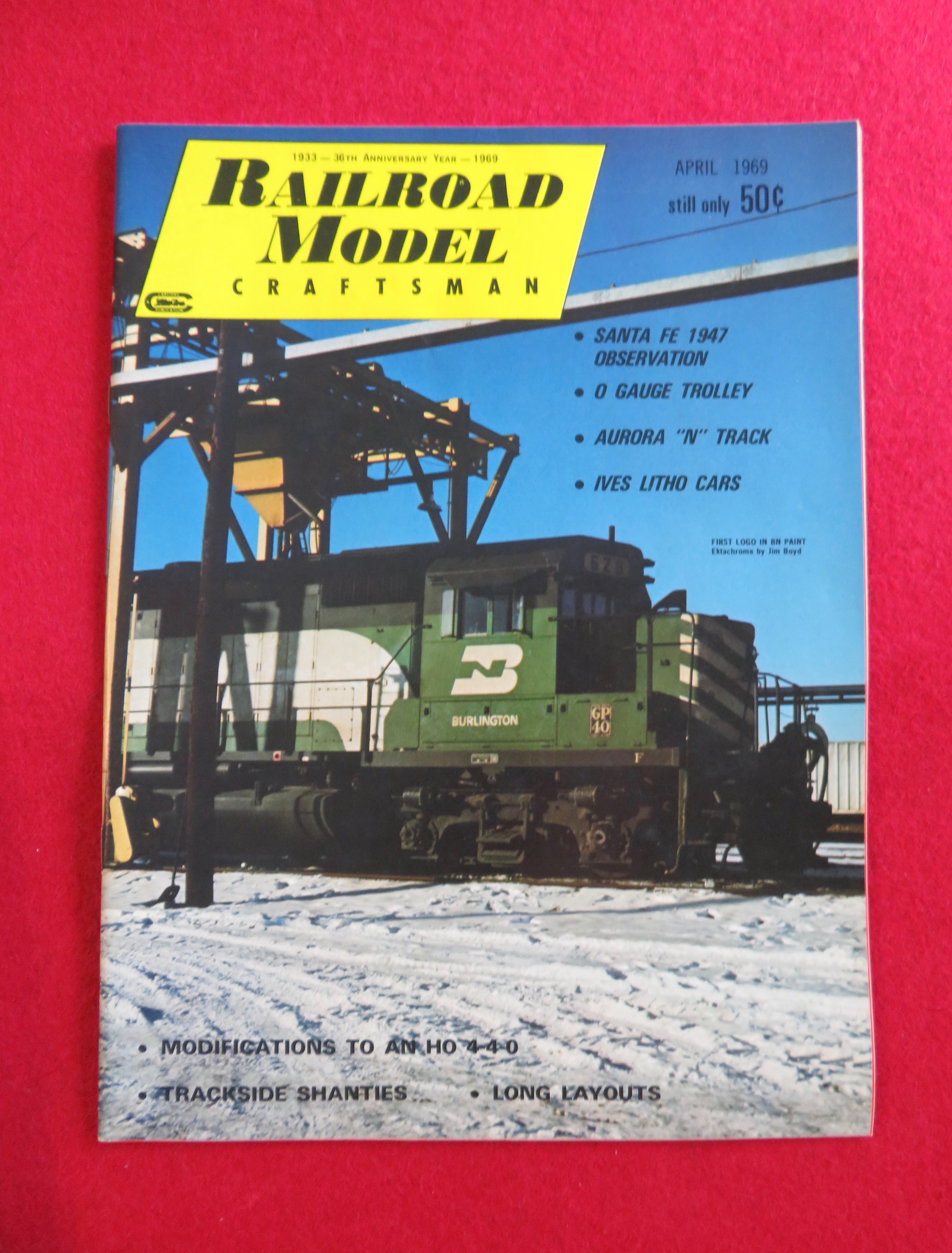 Railroad Model Craftsman Magazine April 1969