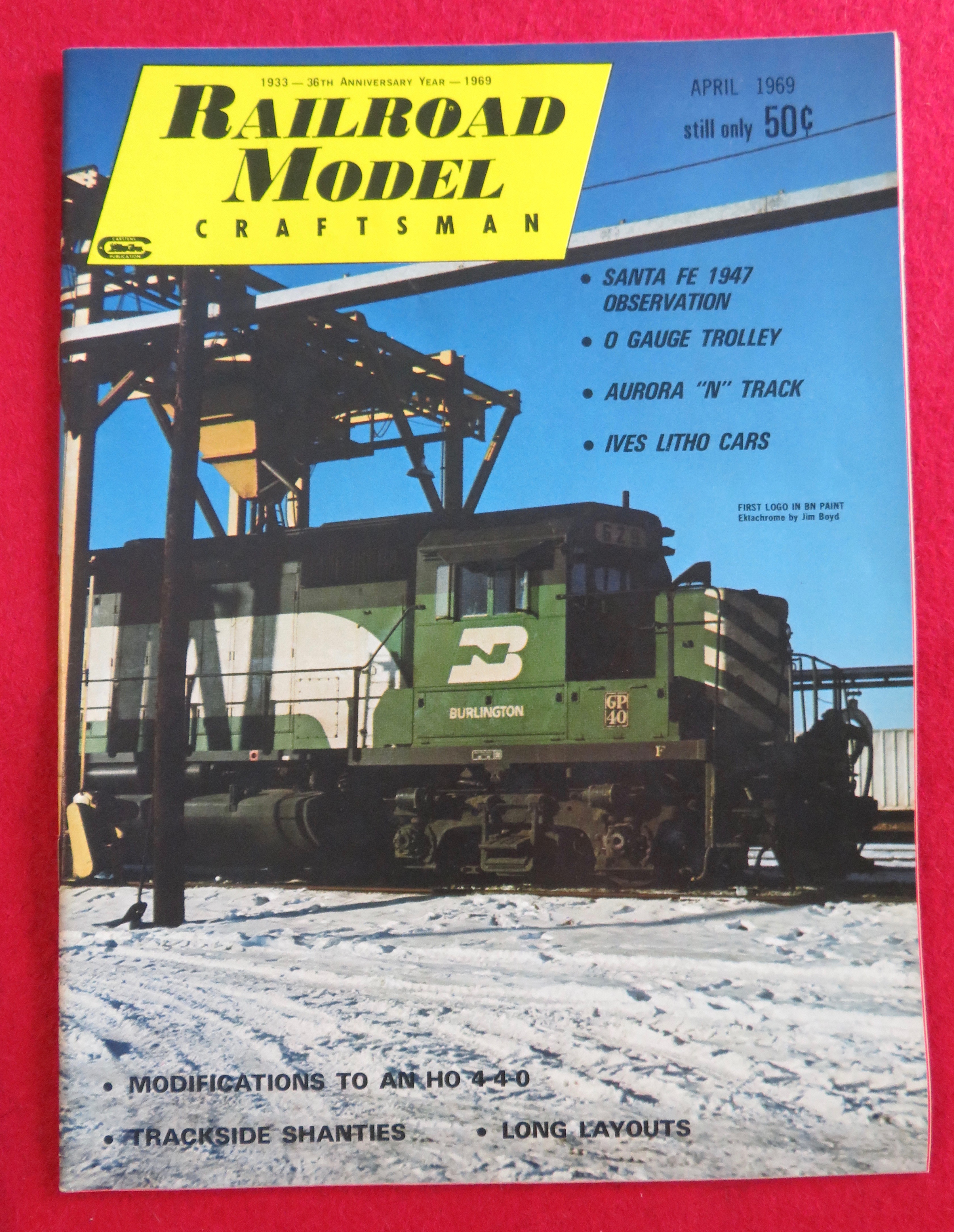 Railroad Model Craftsman Magazine April 1969