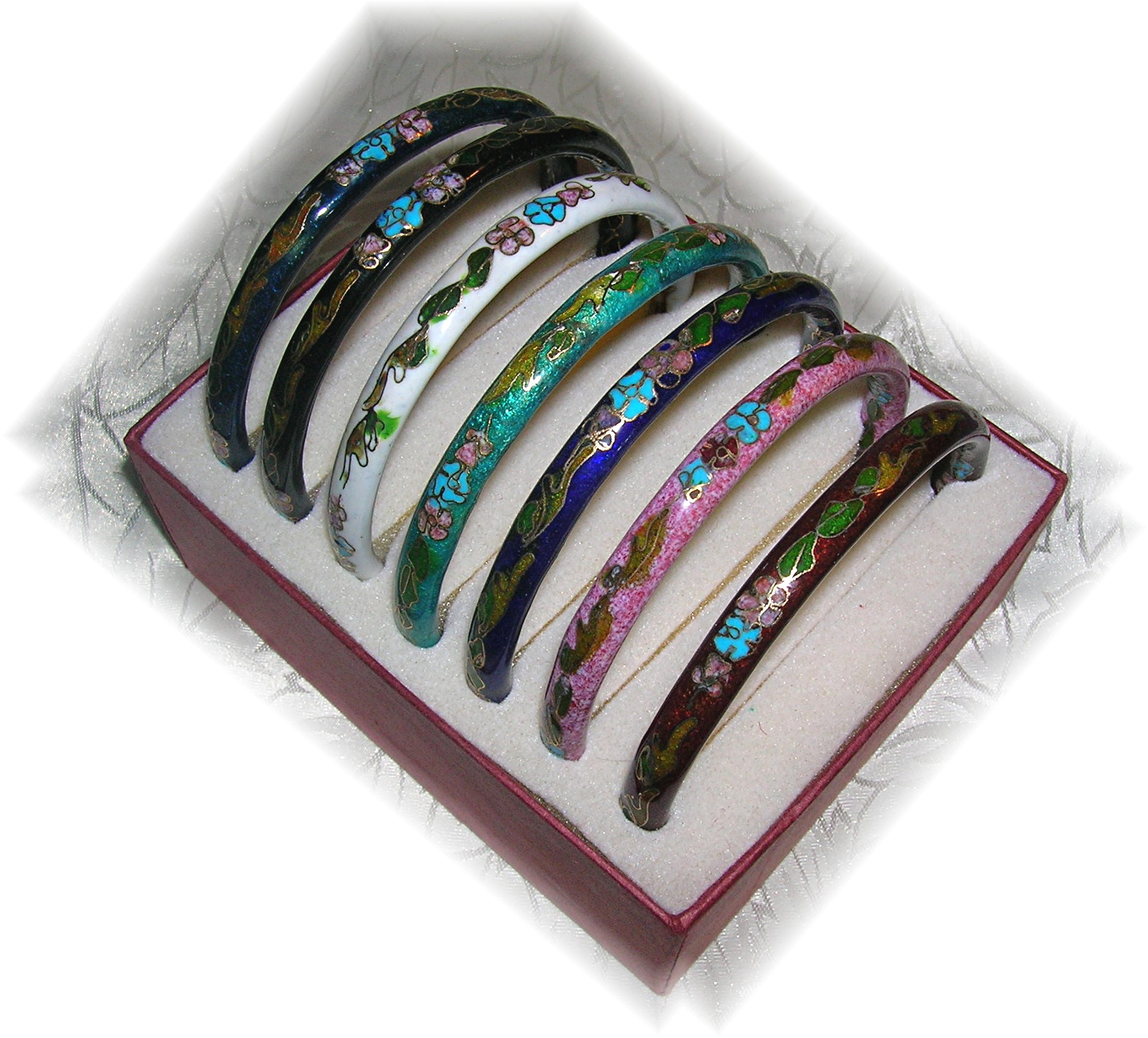 Bracelets 7 Cloisinee  Bangles Boxed