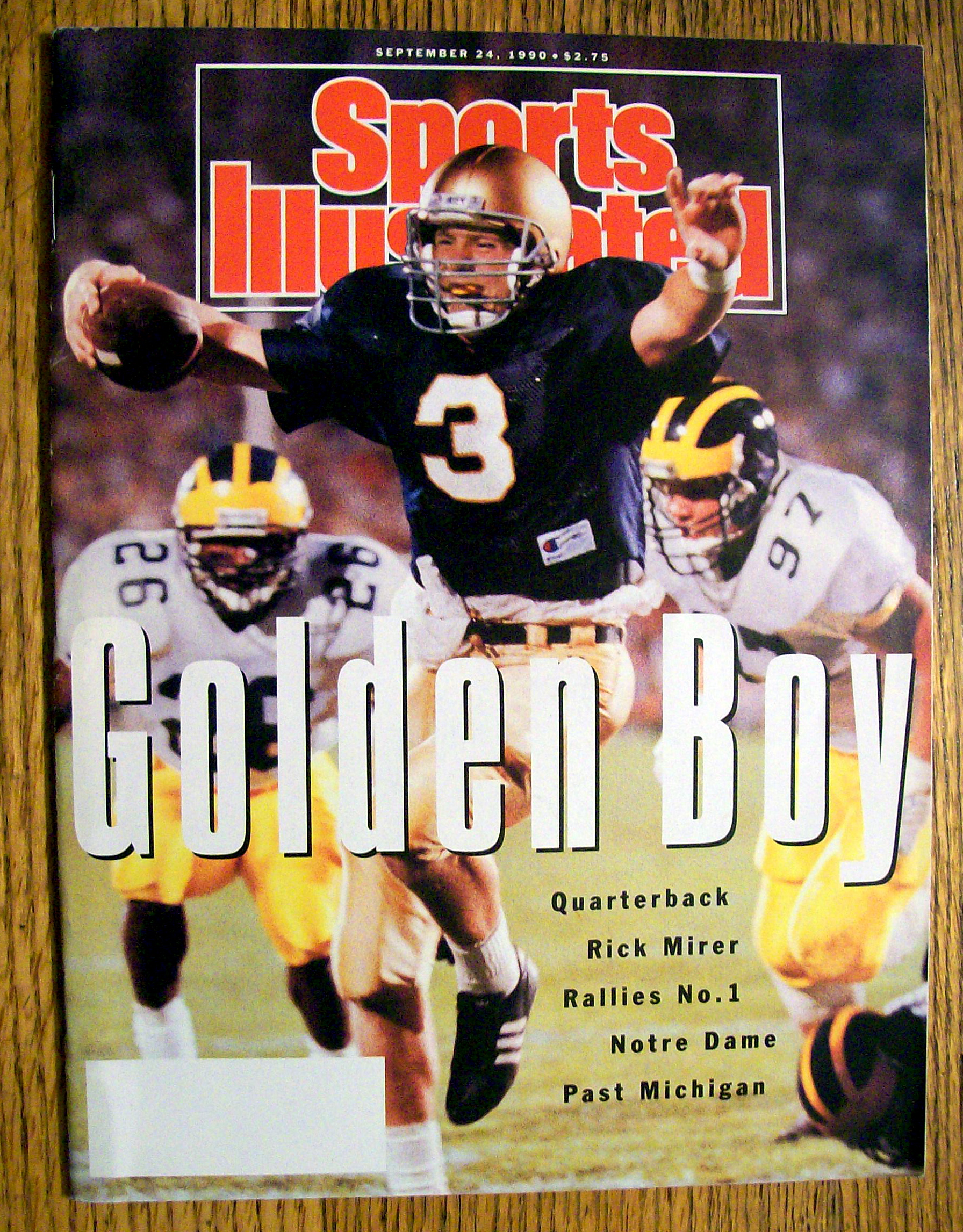 Sports Illustrated-September 24, 1990-Rick Mirer