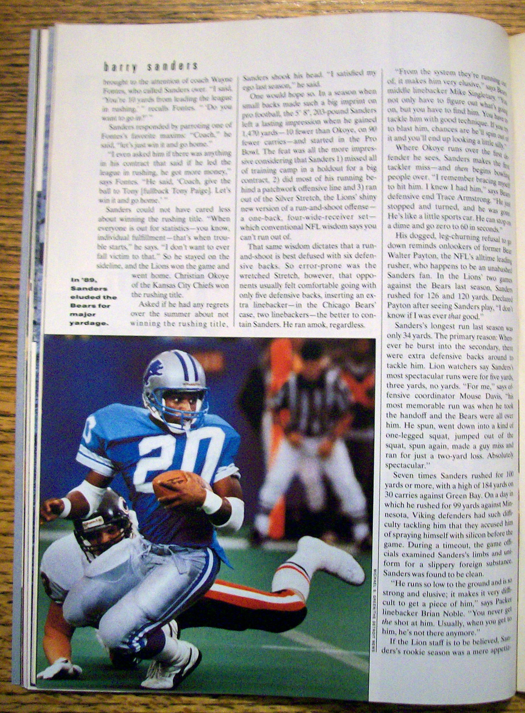 Sports Illustrated Magazine-September 10, 1990-Sanders