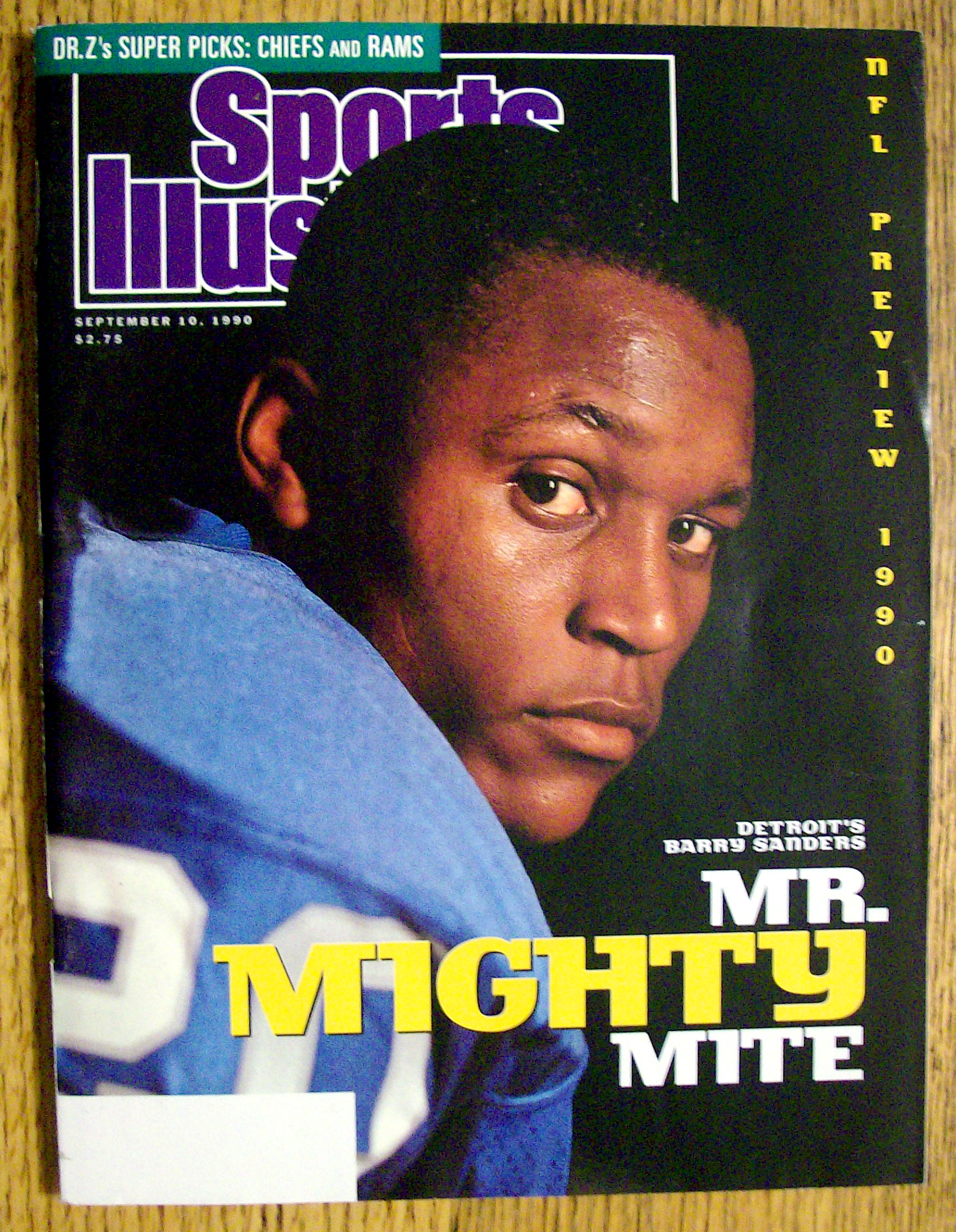 Sports Illustrated Magazine-September 10, 1990-Sanders