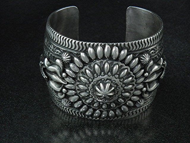 Darryl Becenti RIP Sterling Silver Bracelet 135 Grams