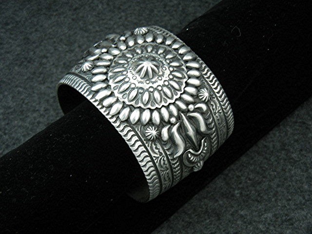Darryl Becenti RIP Sterling Silver Bracelet 135 Grams