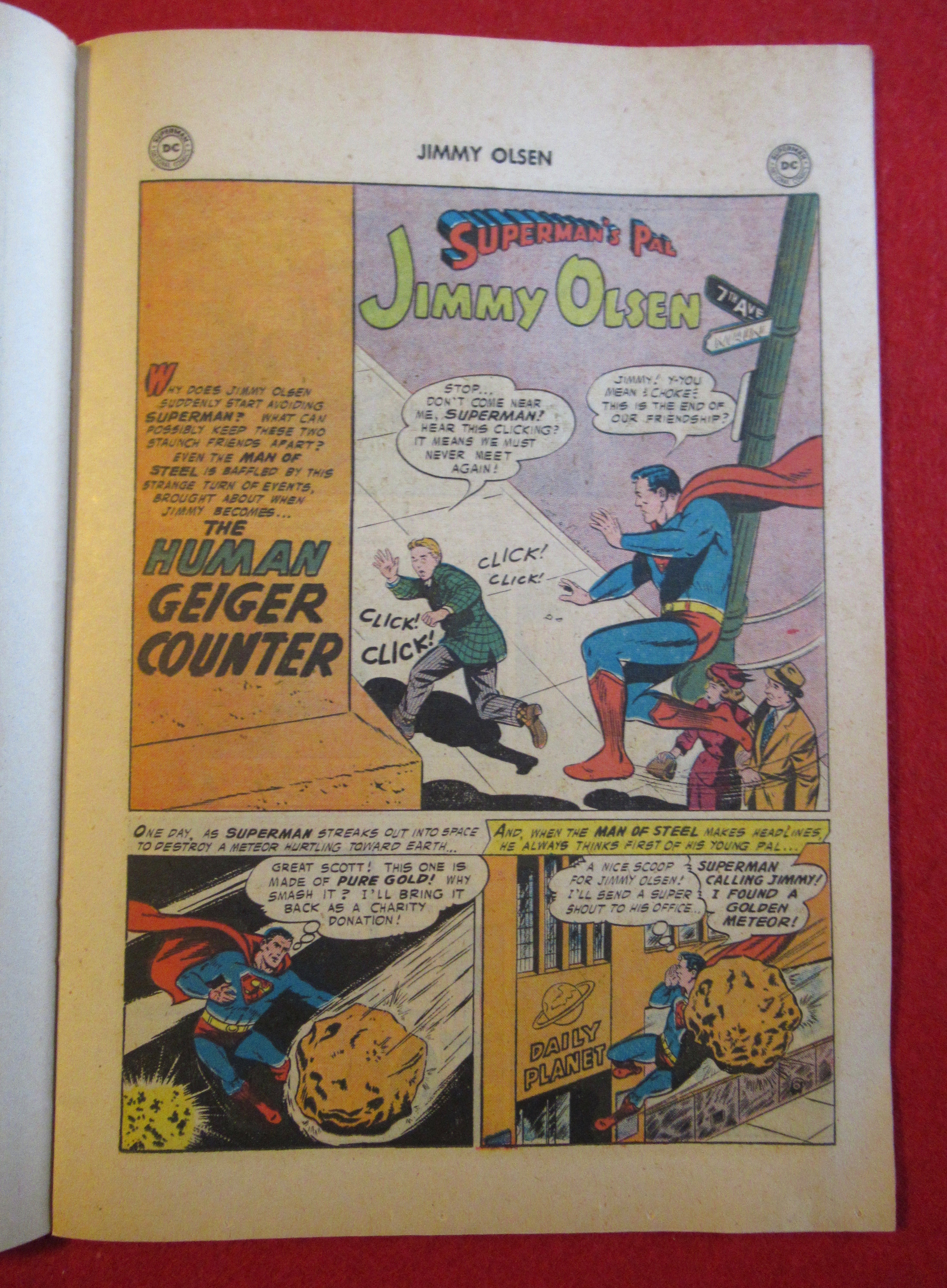 Superman's Pal Jimmy Olsen Comics August 1956