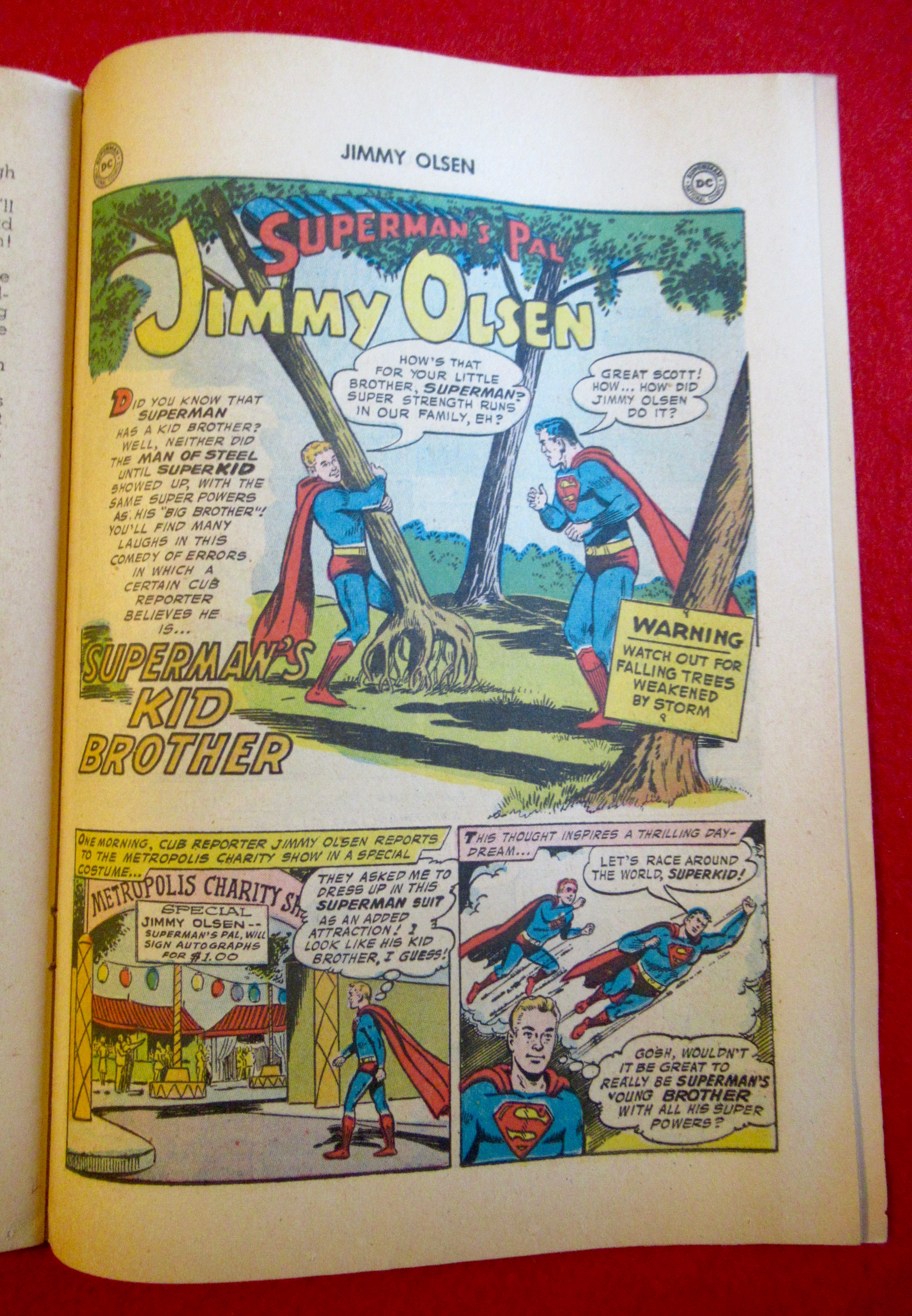 Superman's Pal Jimmy Olsen Comics August 1956