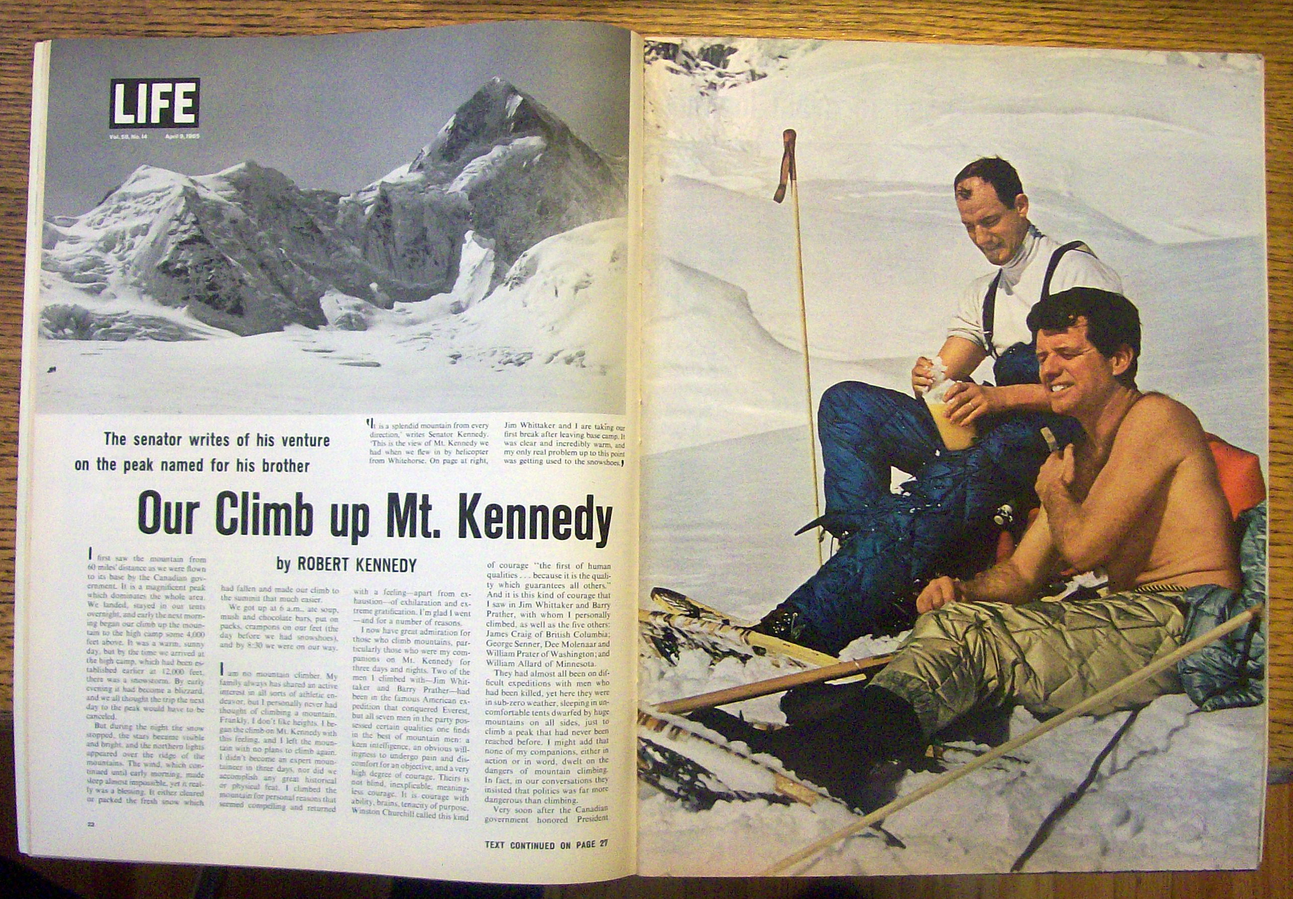 Life Magazine-April 9, 1965-Robert Kennedy