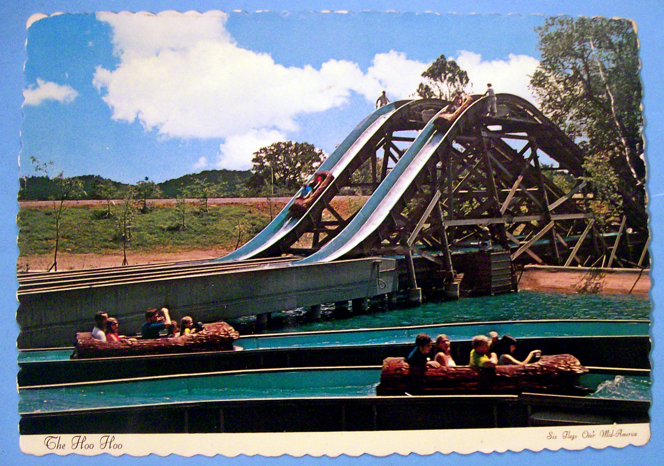Postcard Of The Hoo Hoo, Six Flags Park