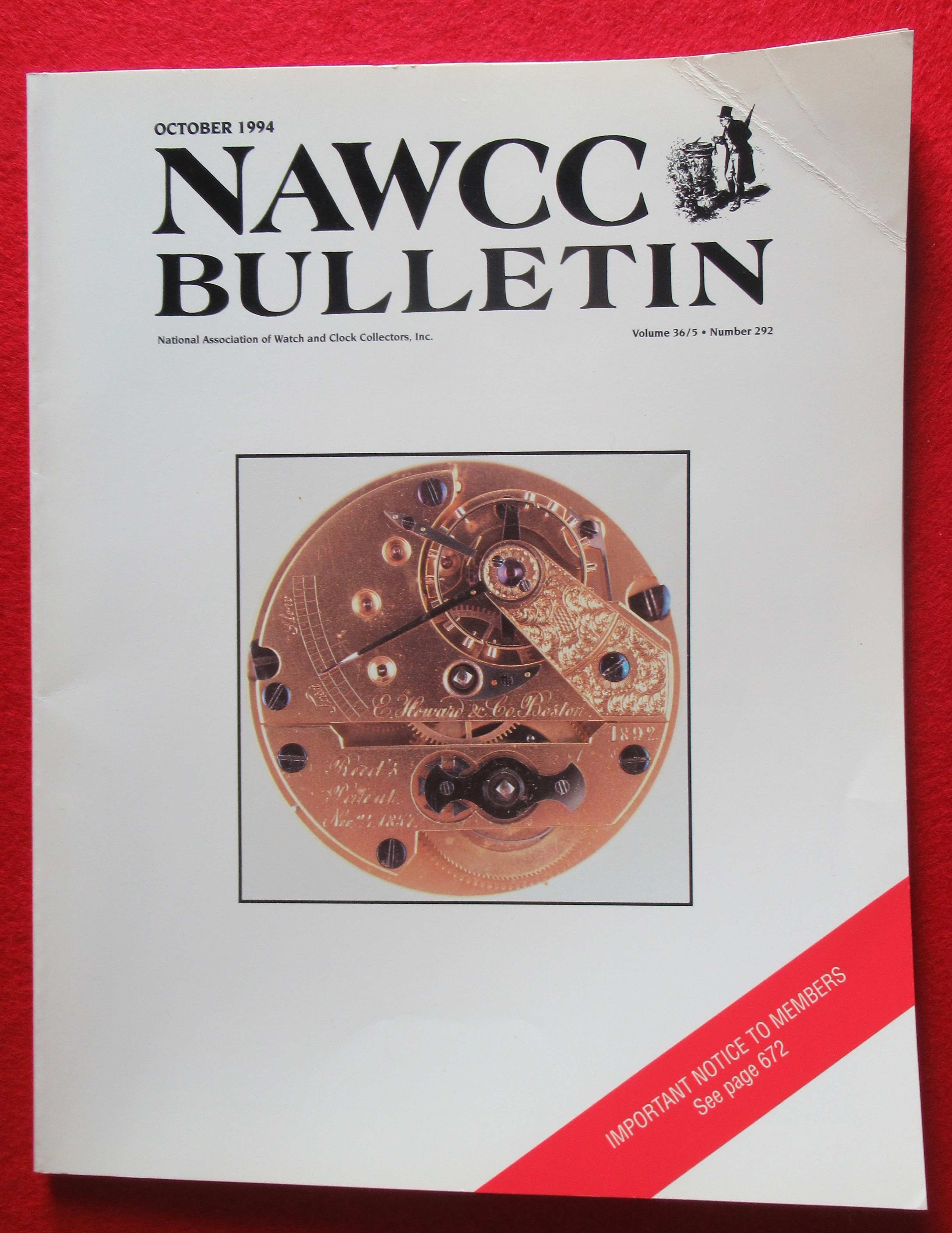 NAWCC Bulletin October 1994 Watch & Clock Collectors