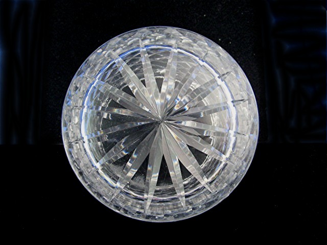 Crystal Biscuit Barrel with lid