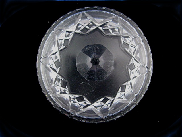 Crystal Biscuit Barrel with lid