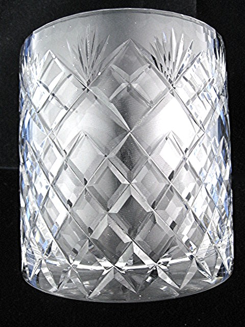Crystal Biscuit Barrel with lid
