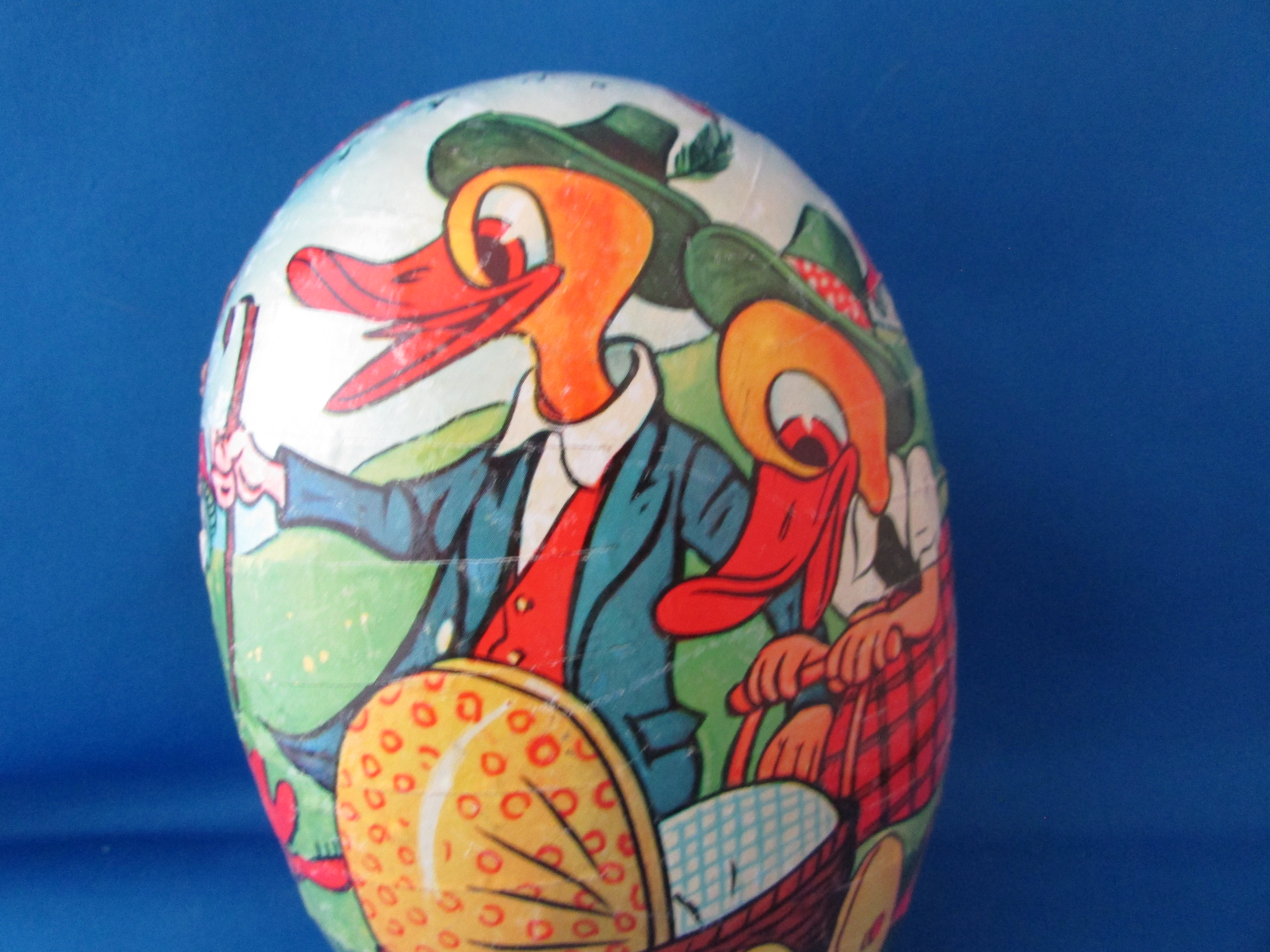 West German Paper-Mache Egg