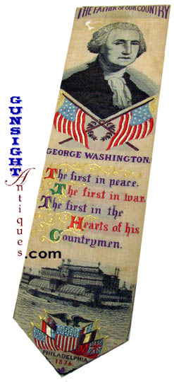 c. 1876 Centennial Fair - Stevensgraph silk ribbon