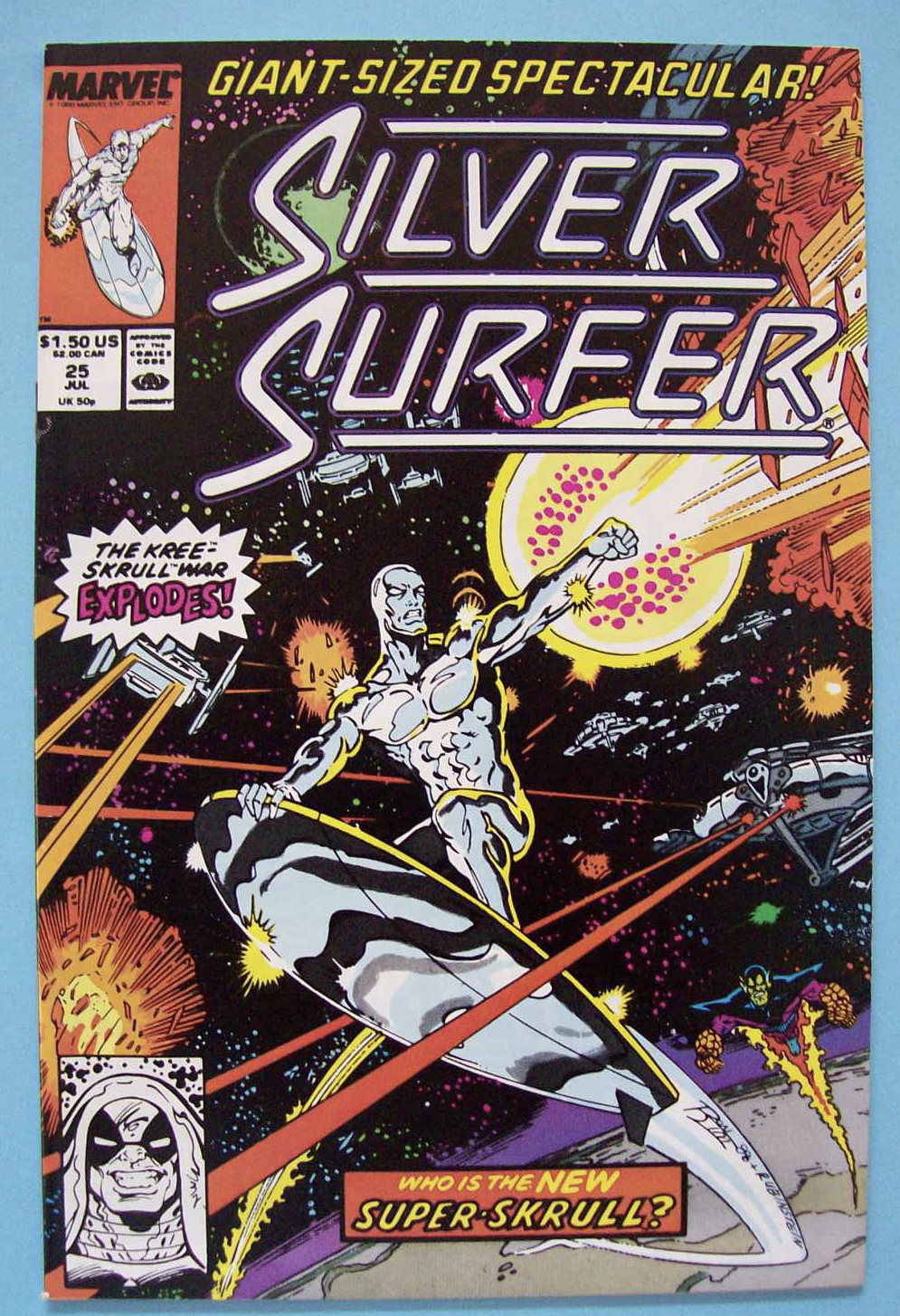 Silver Surfer Comics - July 1989 - Back From Black