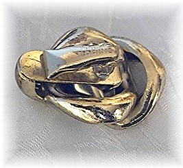 Superb Pair of Goldtone Signed MARIN Earrings