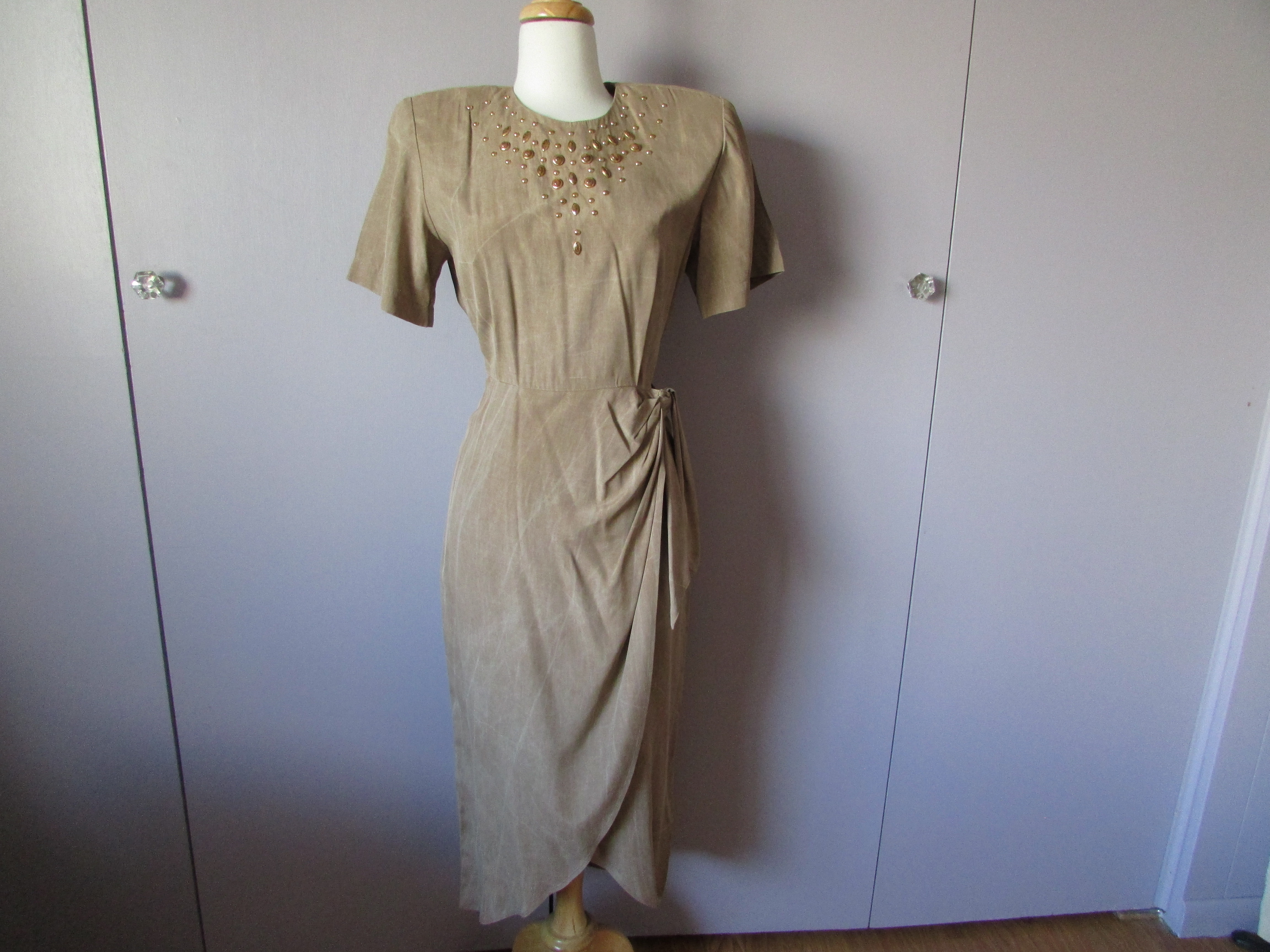 Paris Sport Club Metal Beaded Dress