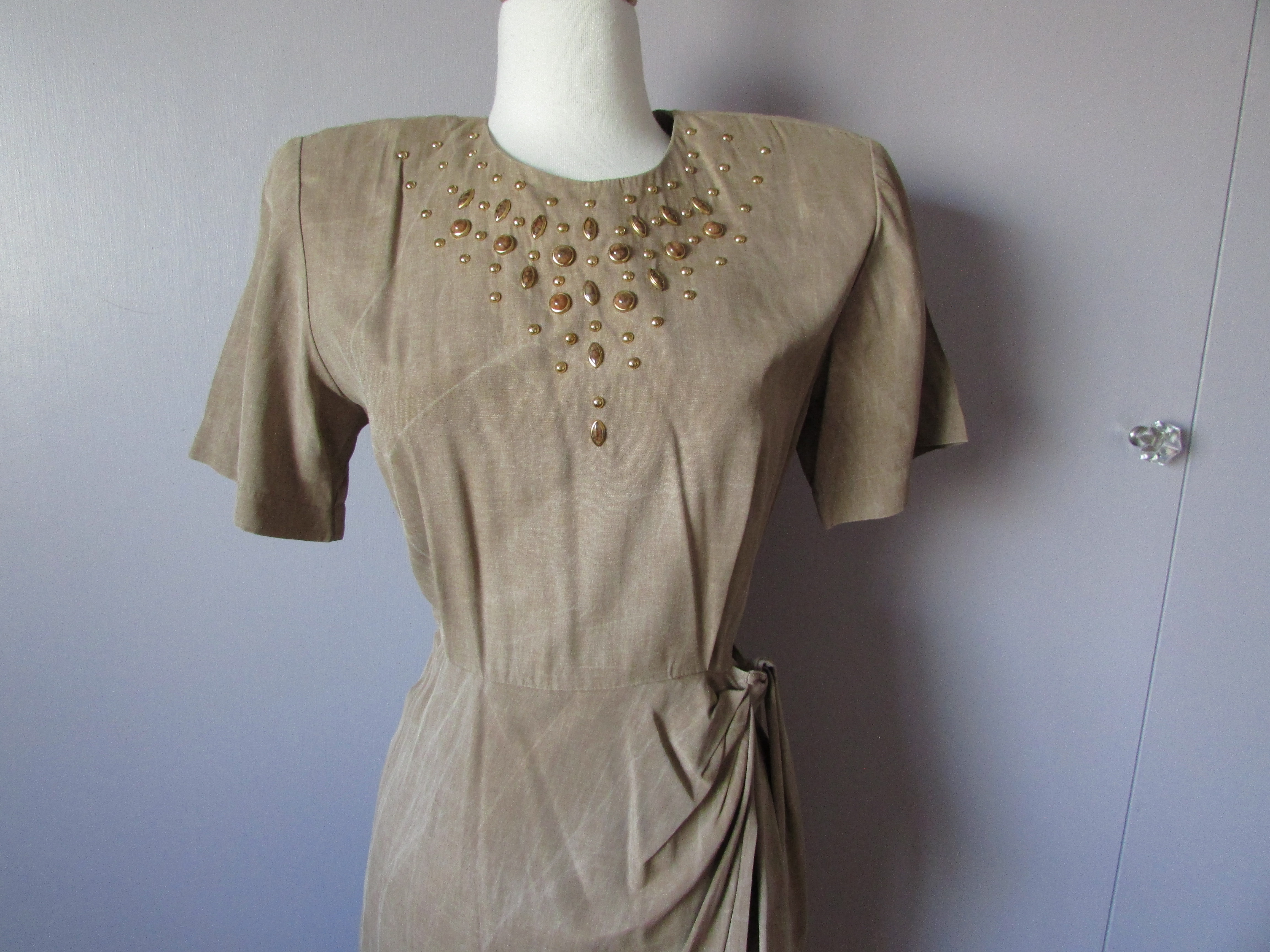 Paris Sport Club Metal Beaded Dress