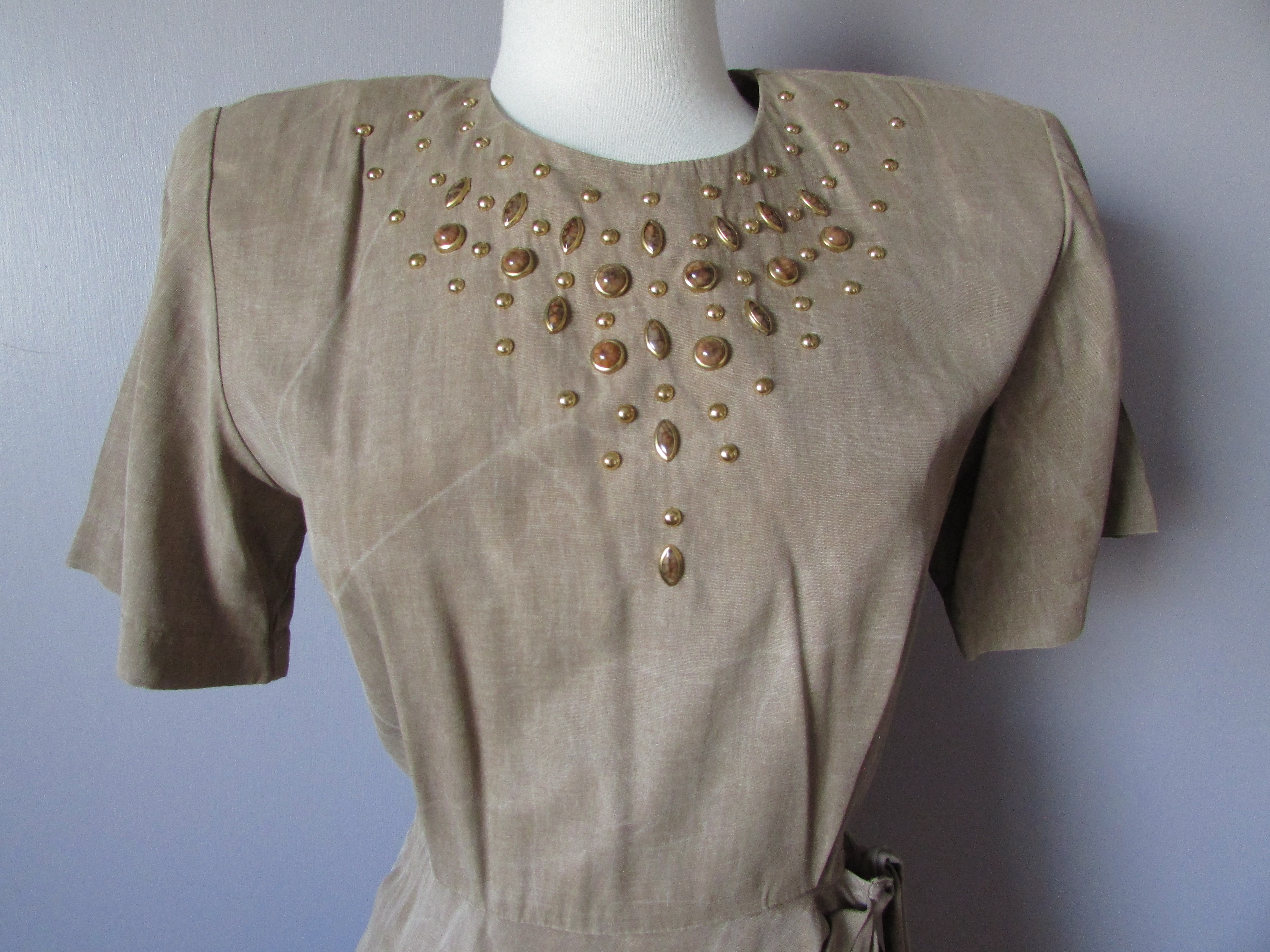 Paris Sport Club Metal Beaded Dress