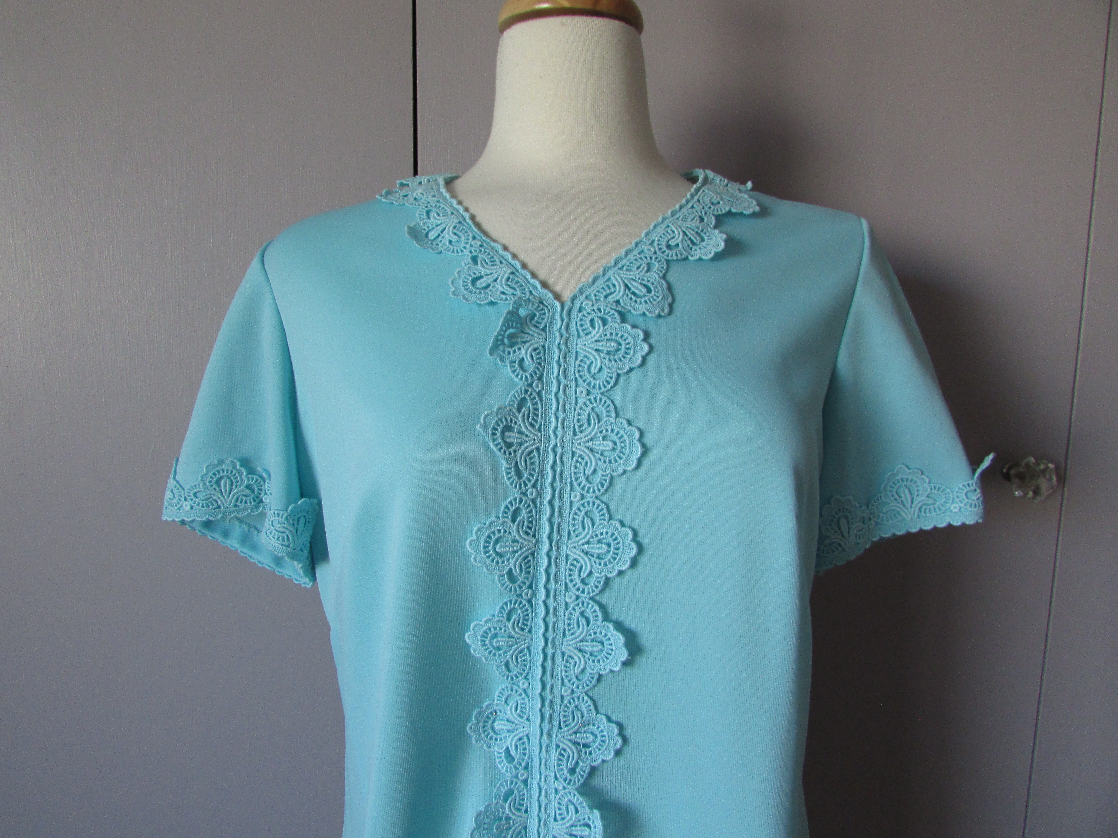 Blue Shift Dress