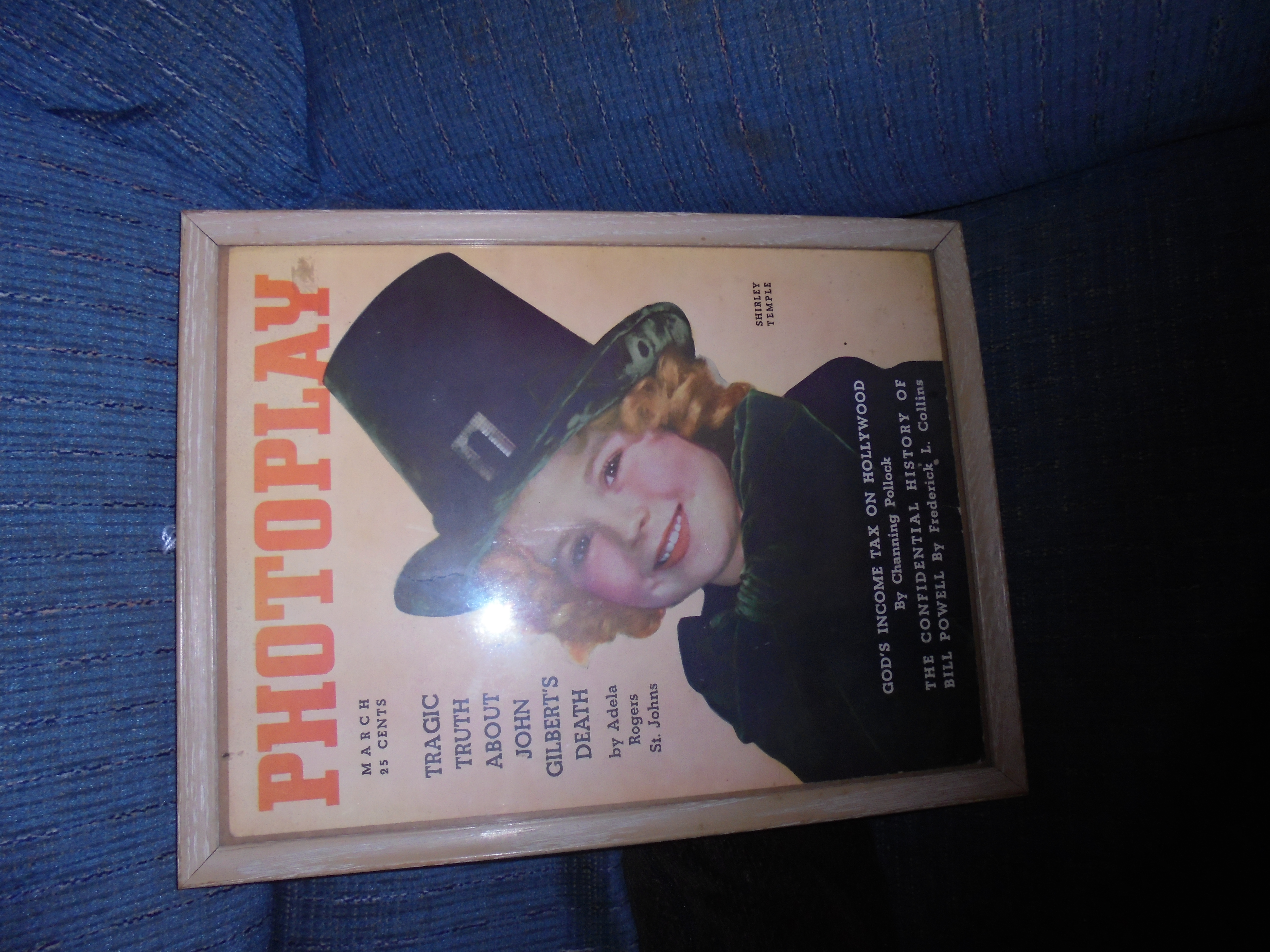 Shirley Temple Photo Cover Photoplay