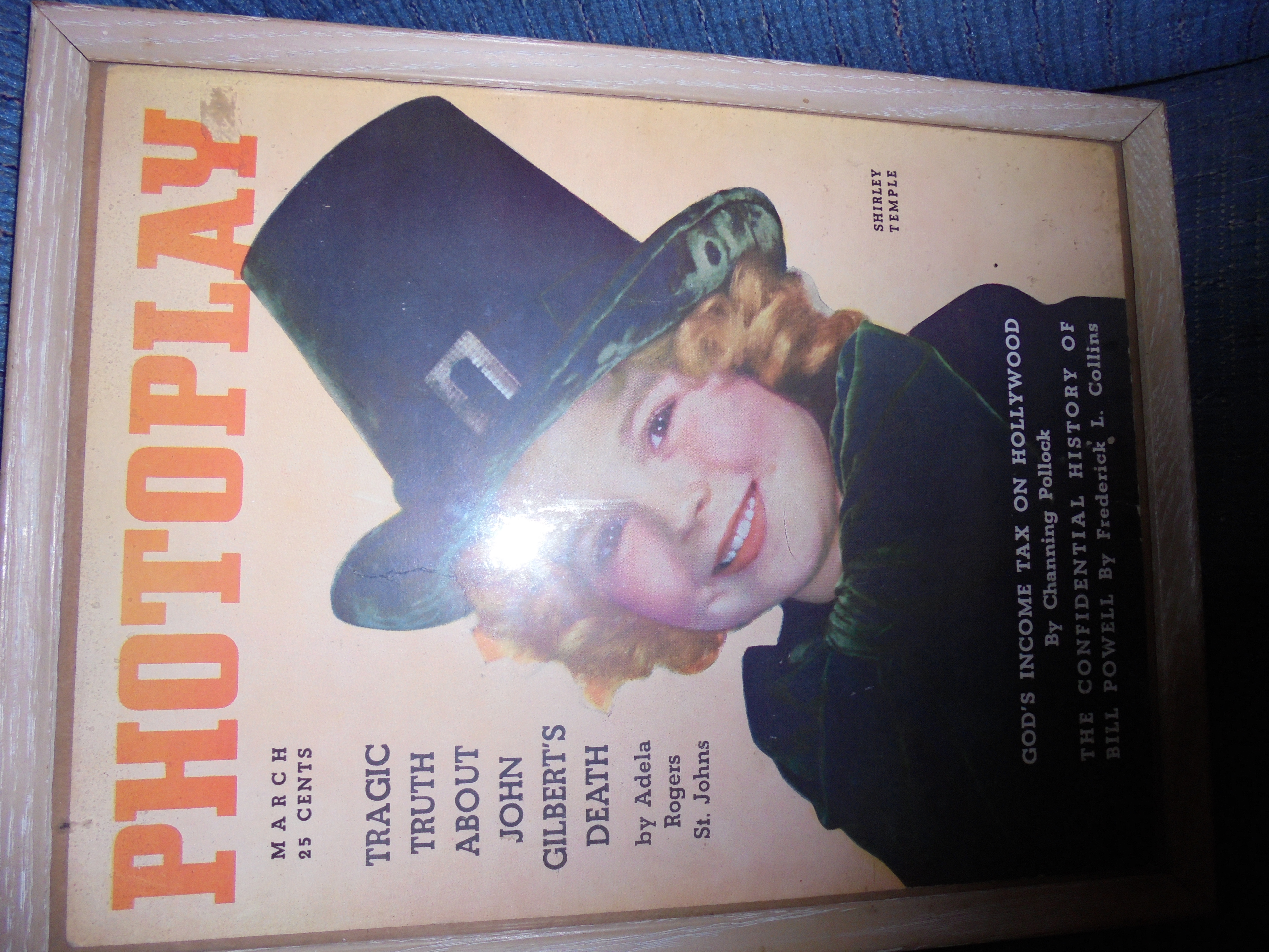 Shirley Temple Photo Cover Photoplay