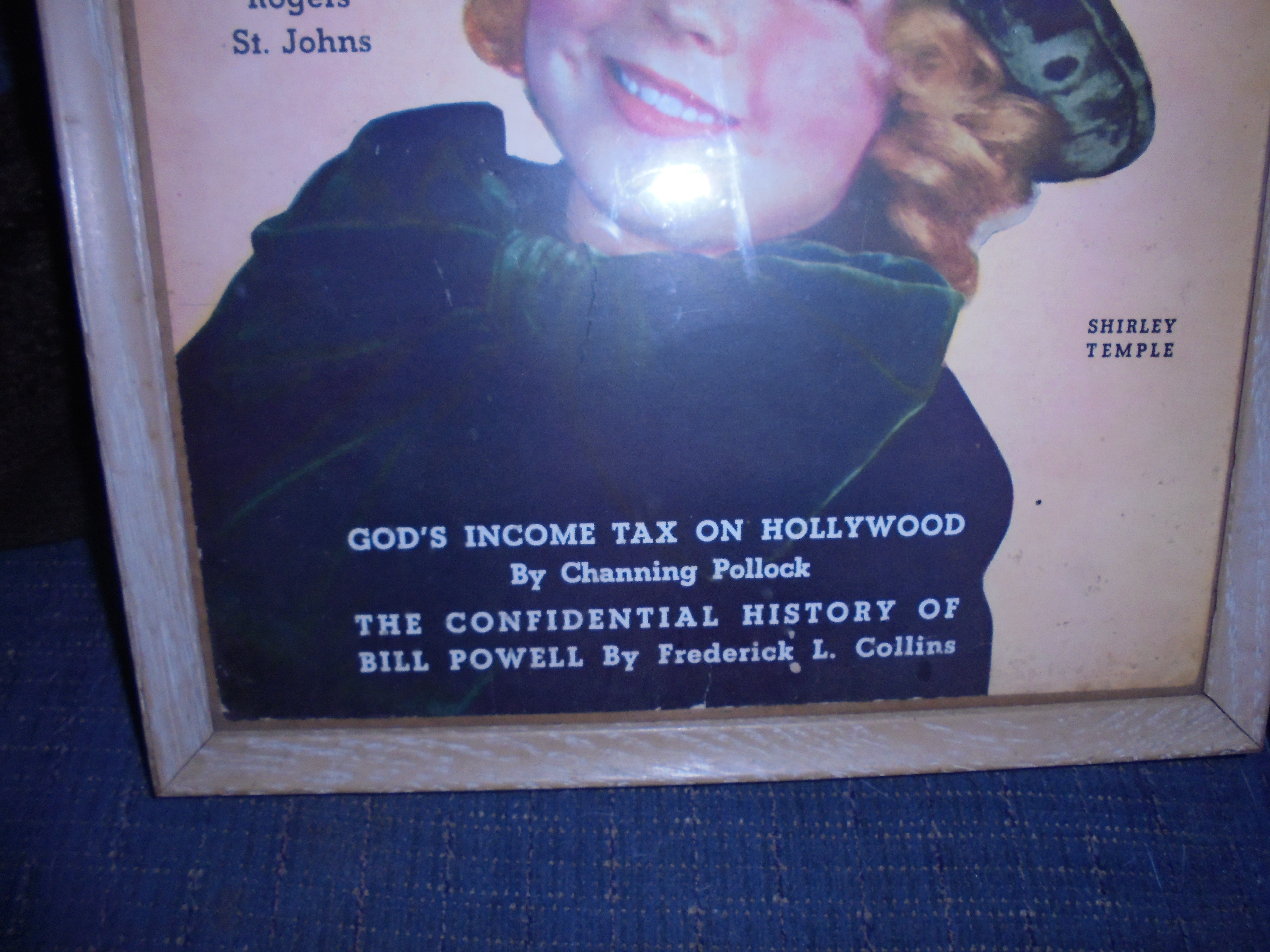 Shirley Temple Photo Cover Photoplay