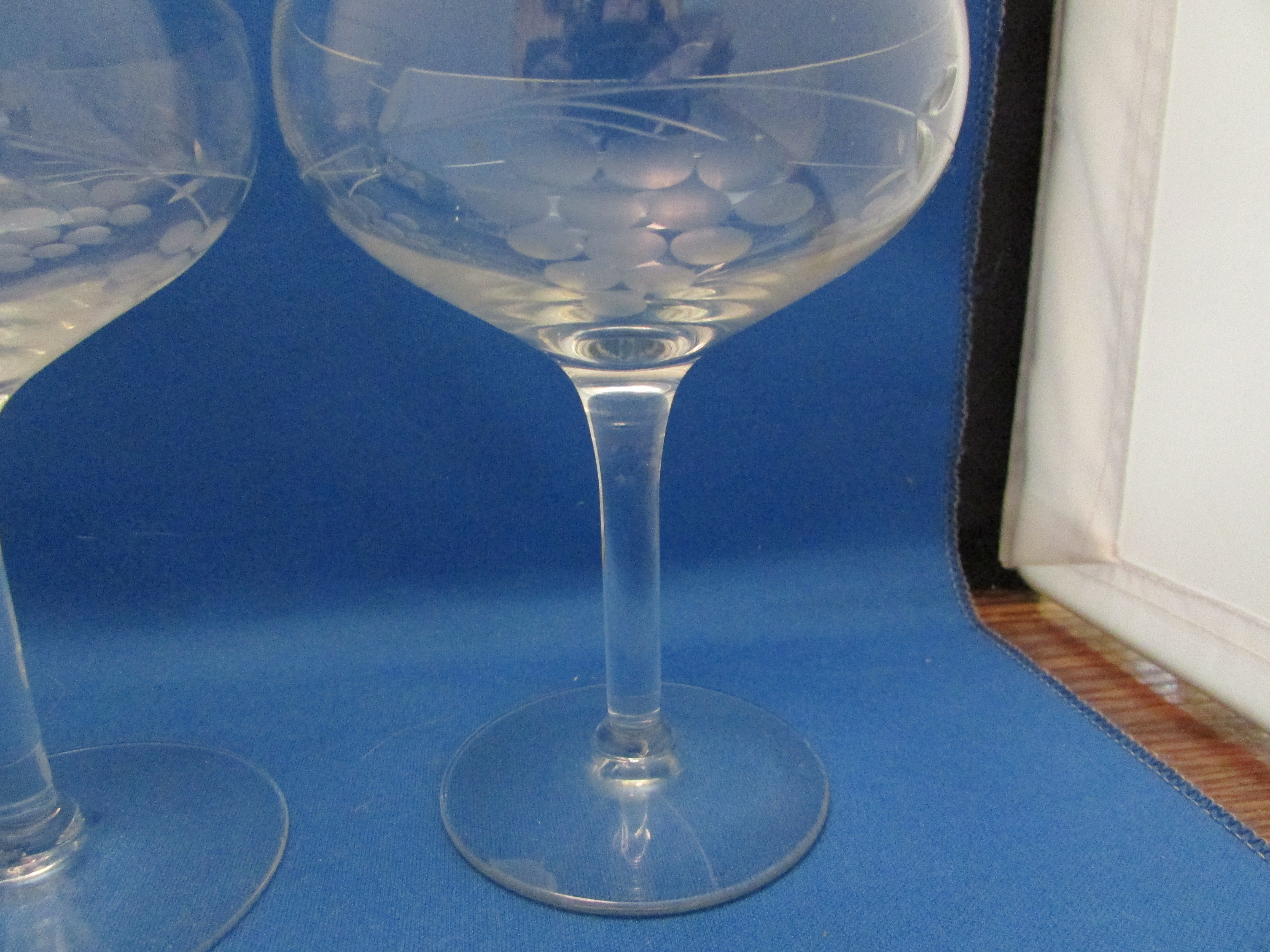 Cut Glass Champagne Glasses