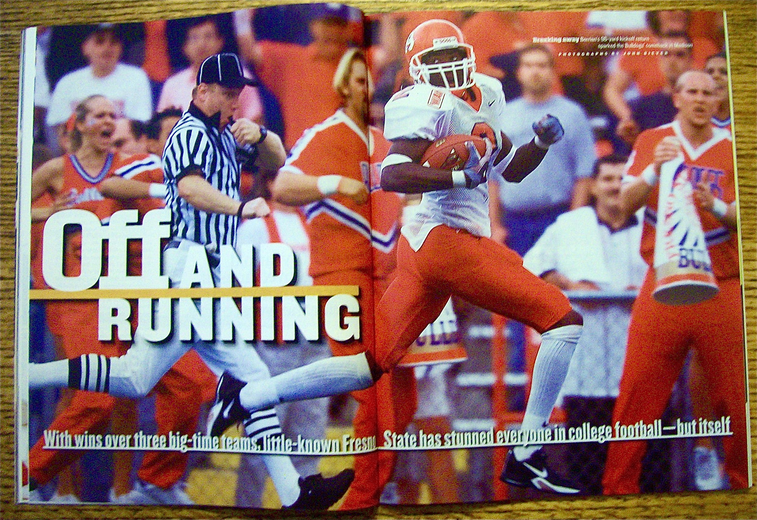 Sports Illustrated Magazine September 17, 2001 Fresno