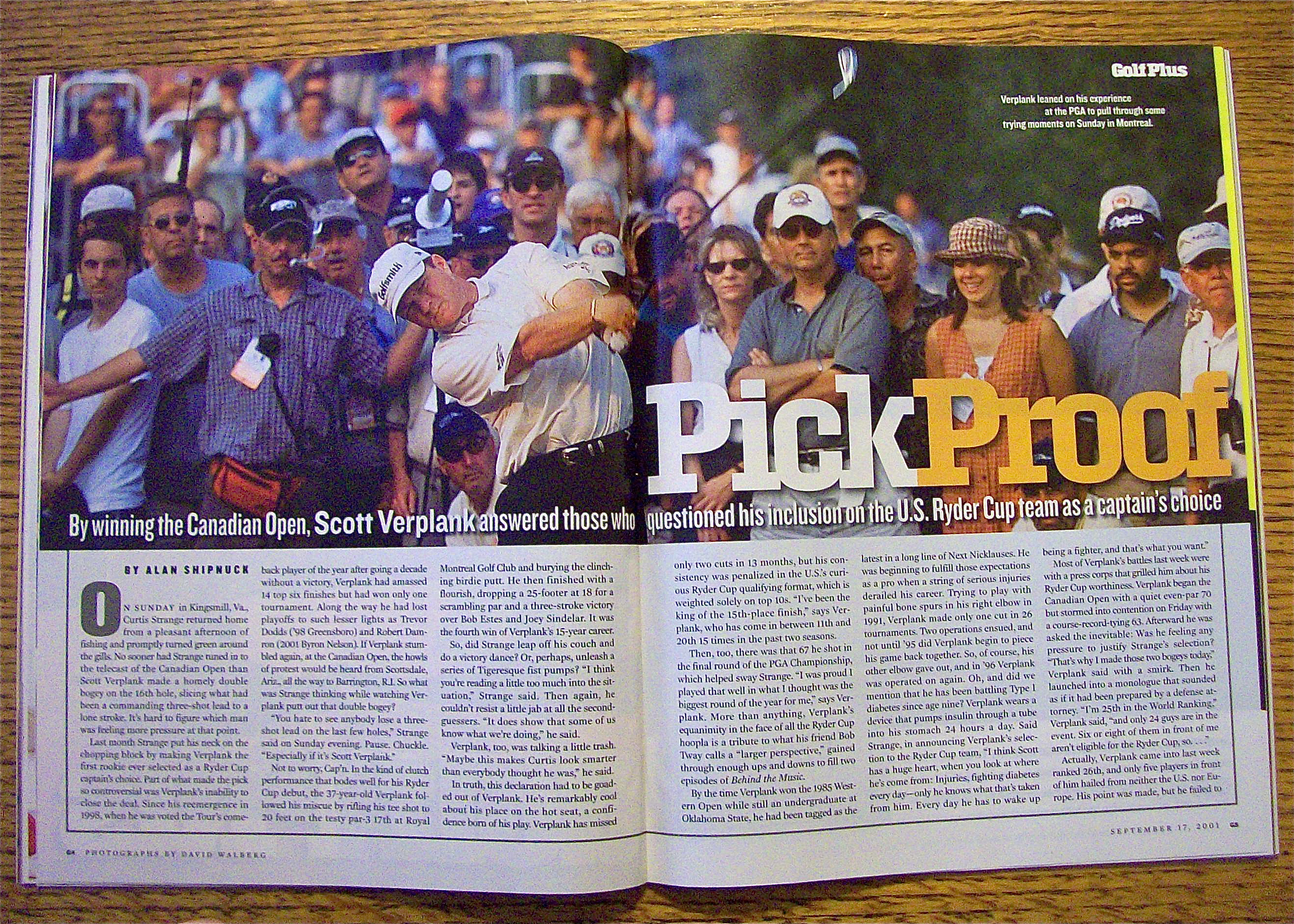 Sports Illustrated Magazine September 17, 2001 Fresno
