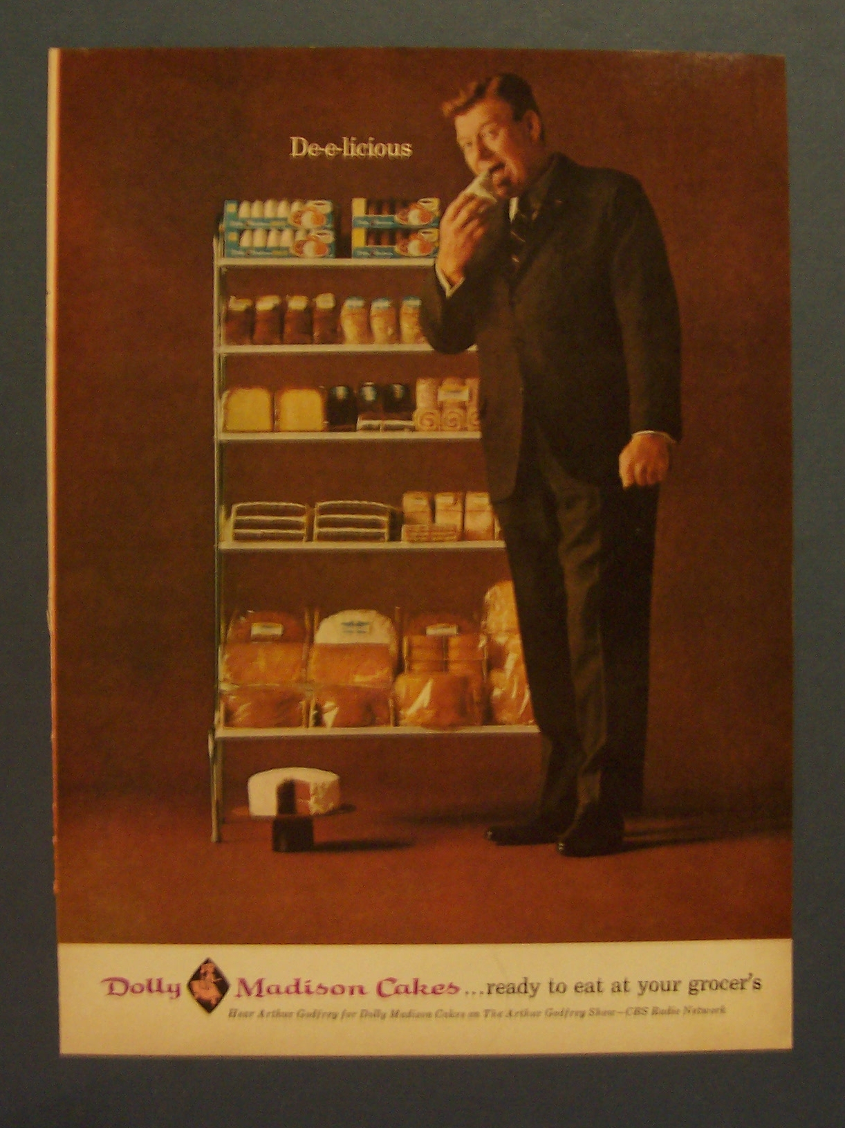 Vintage Ad: 1964 Dolly Madison Cakes w/Arthur Godfrey