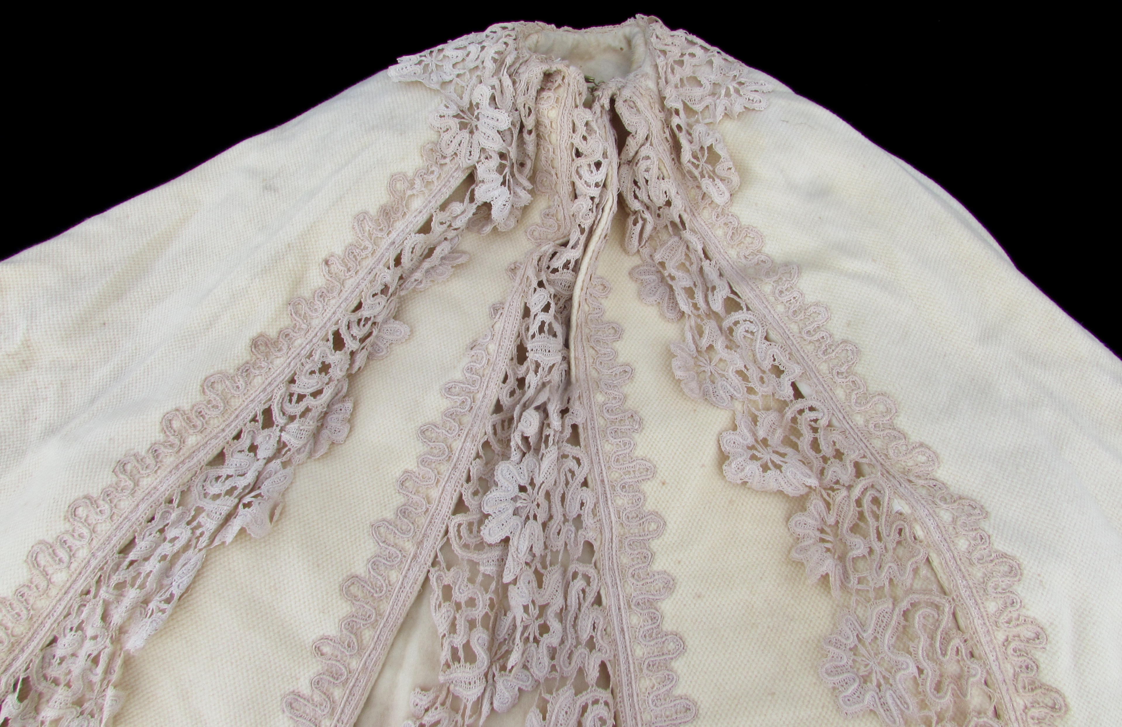 Civil War Baby Mantelet Coat Cape w/ Lace Veteran Henry O. Clark