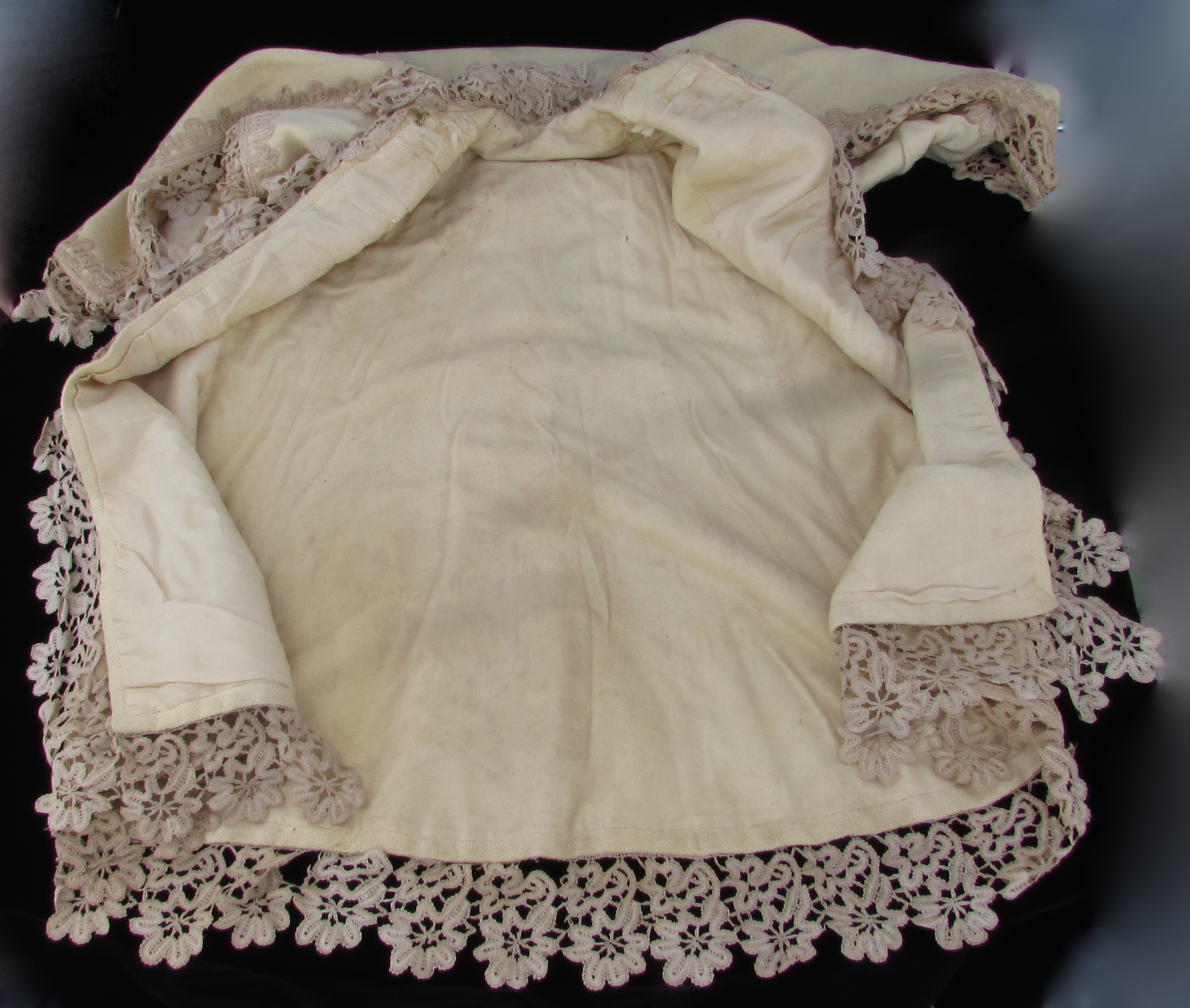 Civil War Baby Mantelet Coat Cape w/ Lace Veteran Henry O. Clark