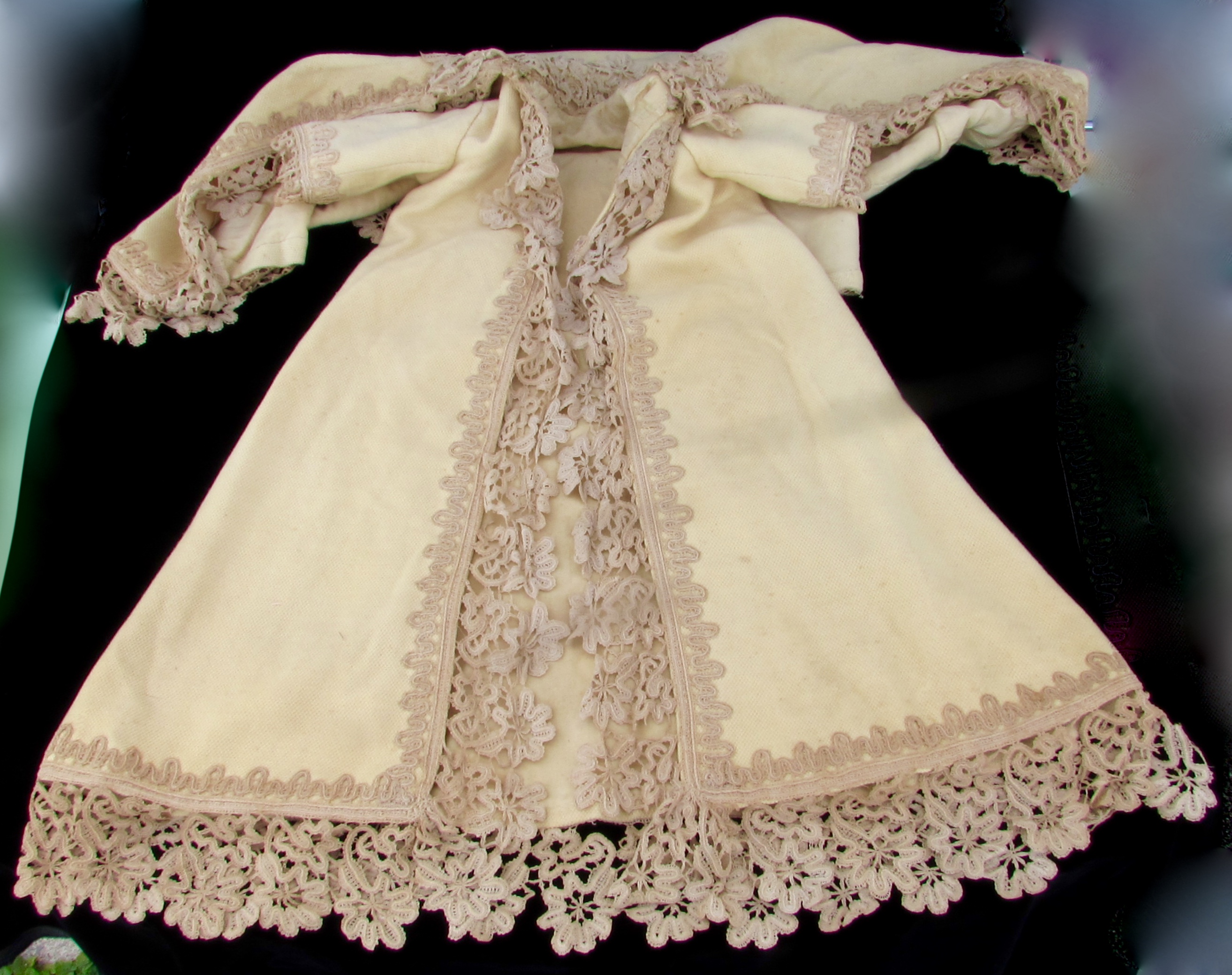 Civil War Baby Mantelet Coat Cape w/ Lace Veteran Henry O. Clark